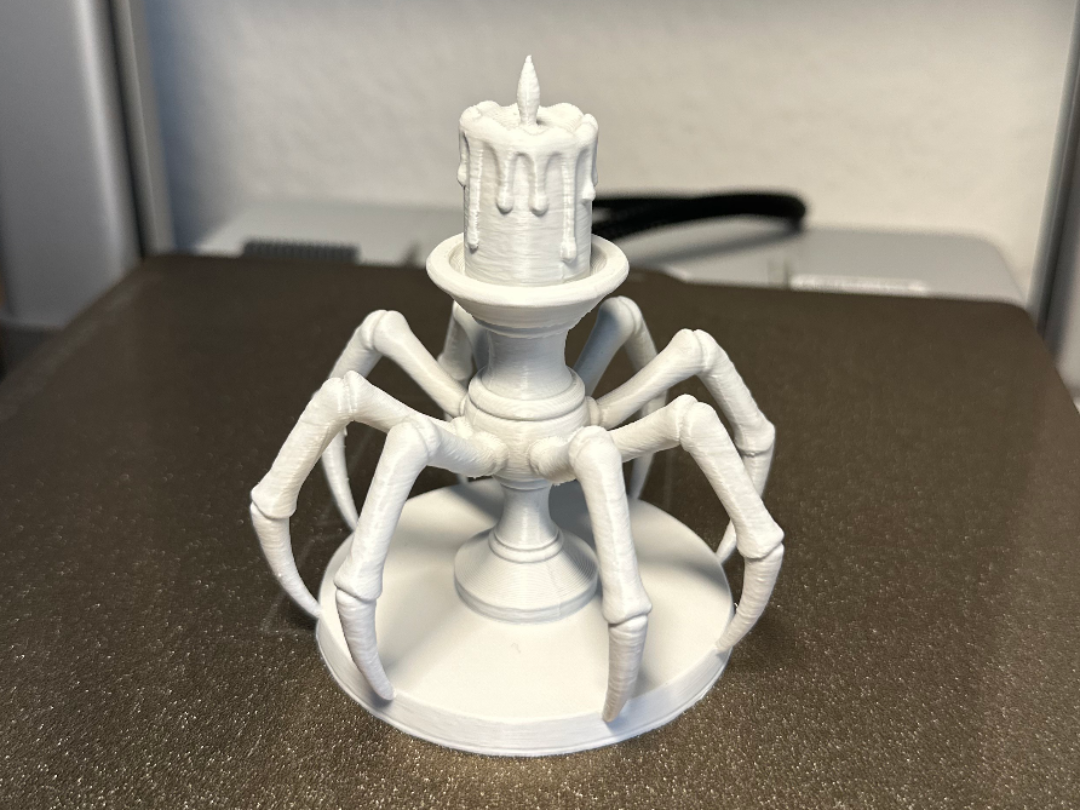 Spider Candle – Creepy Crawling Candlestick