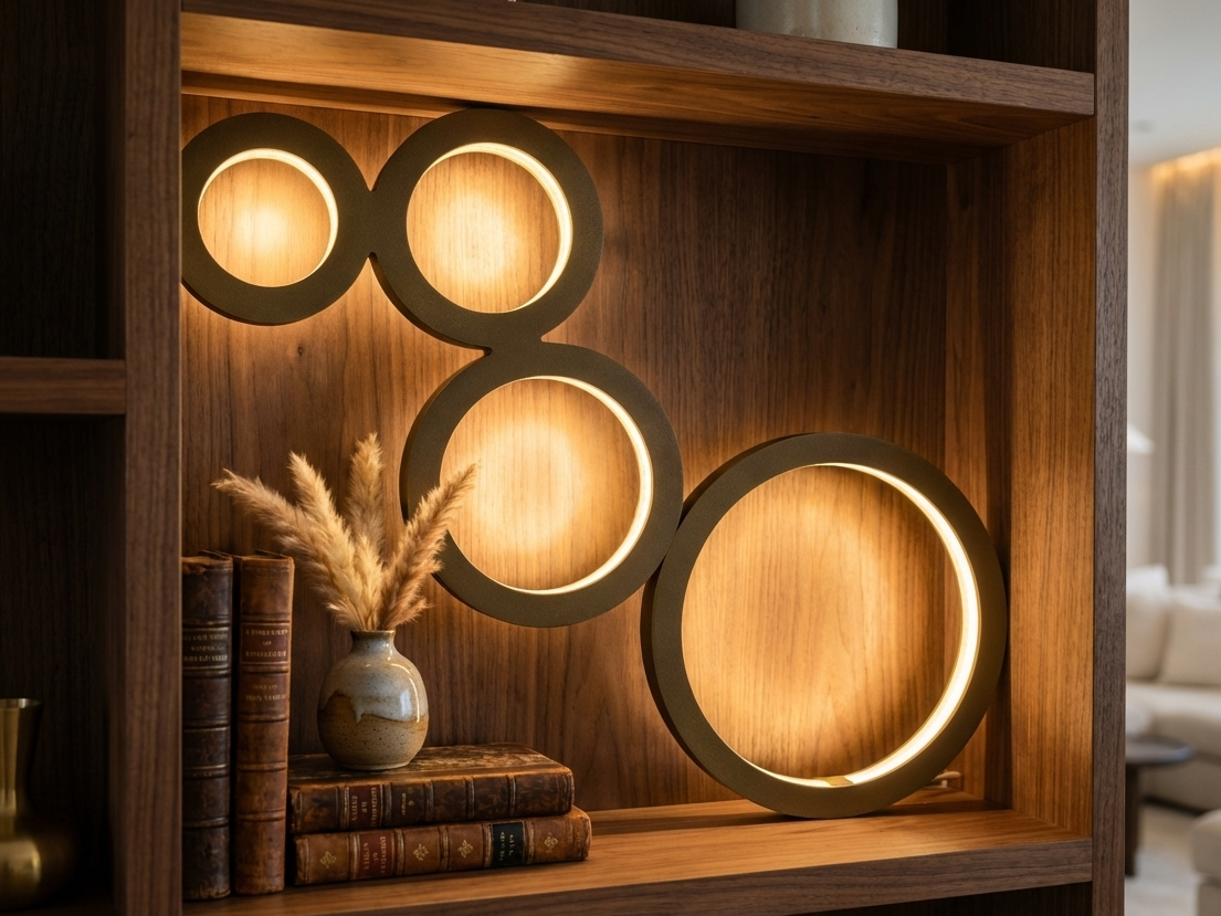 Circular - wall mounted-LED light