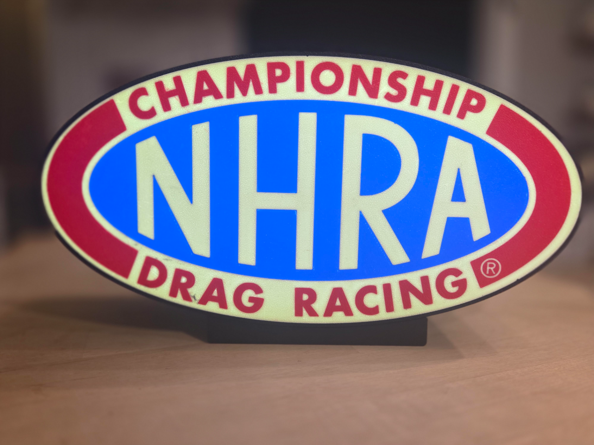 NHRA Championship Drag Racing Light Box with Stand