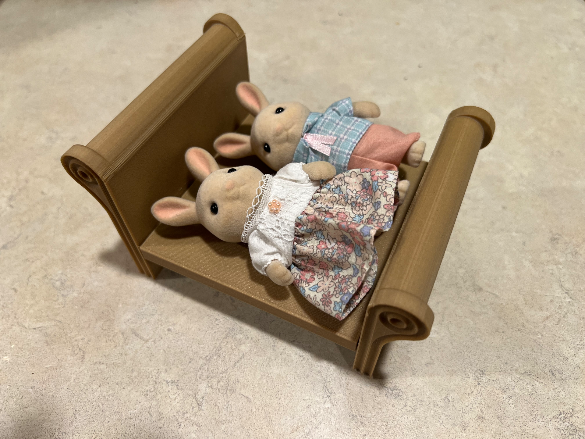 Calico Critters Doll Bed
