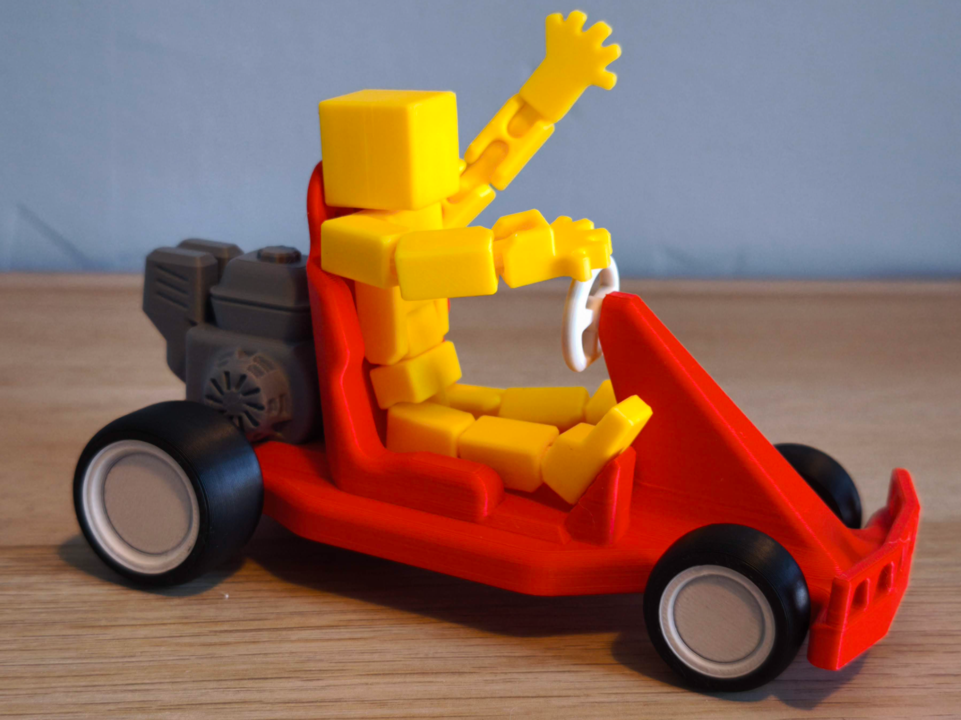 Blank Man Go-Kart