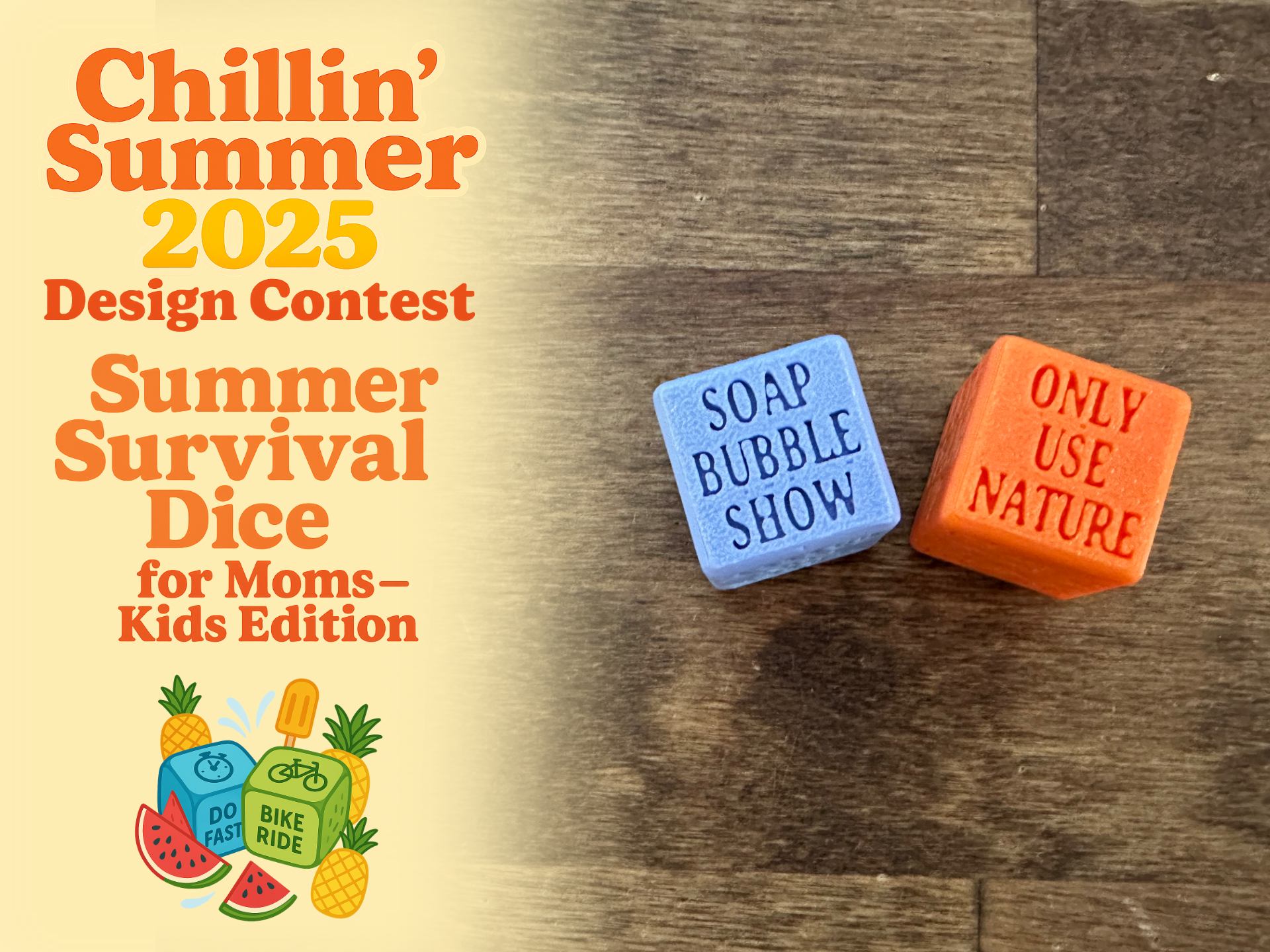Summer Survival Dice – Kids Edition (for Moms)