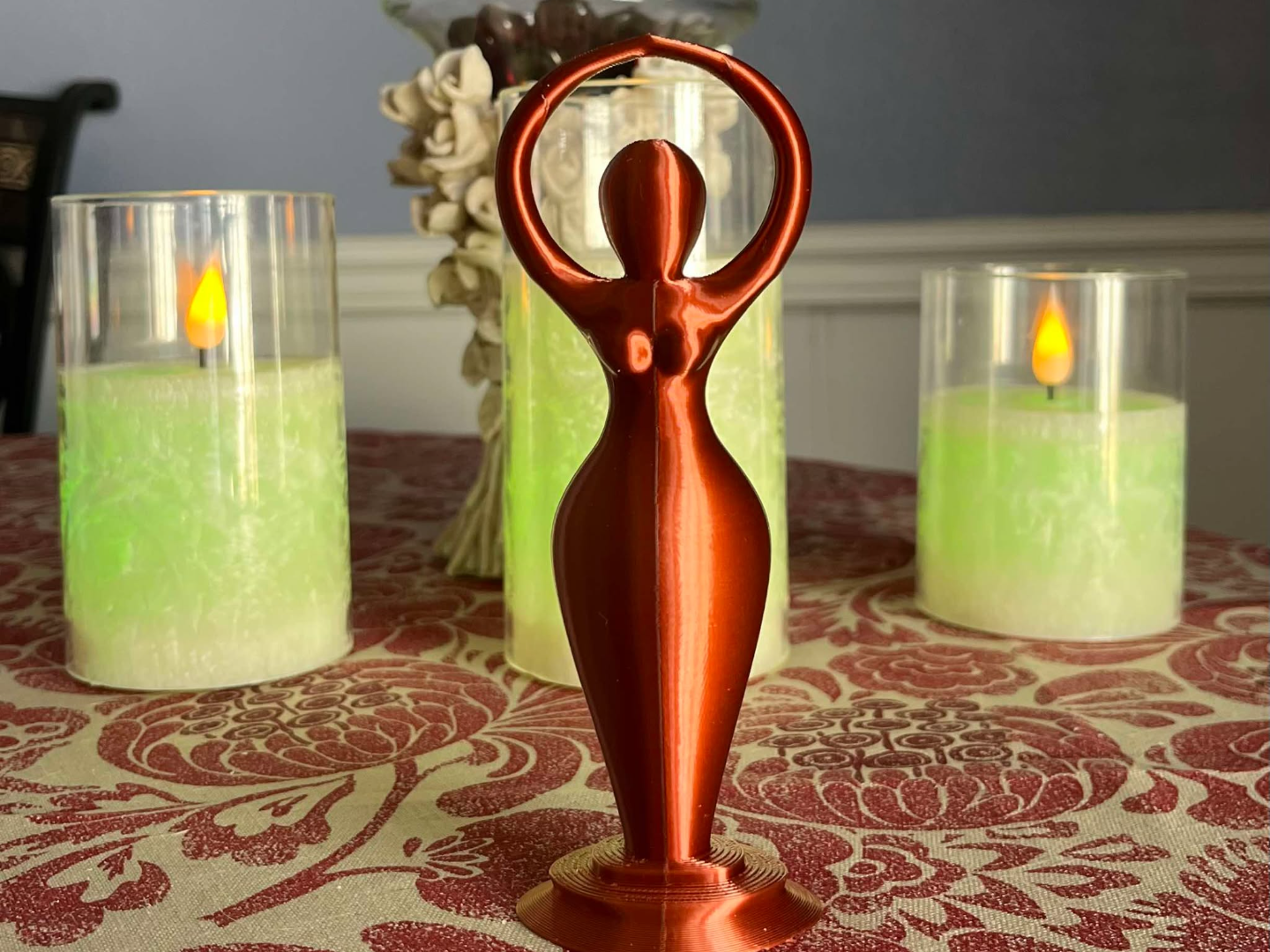 Goddess with no Spiral - Flat Base