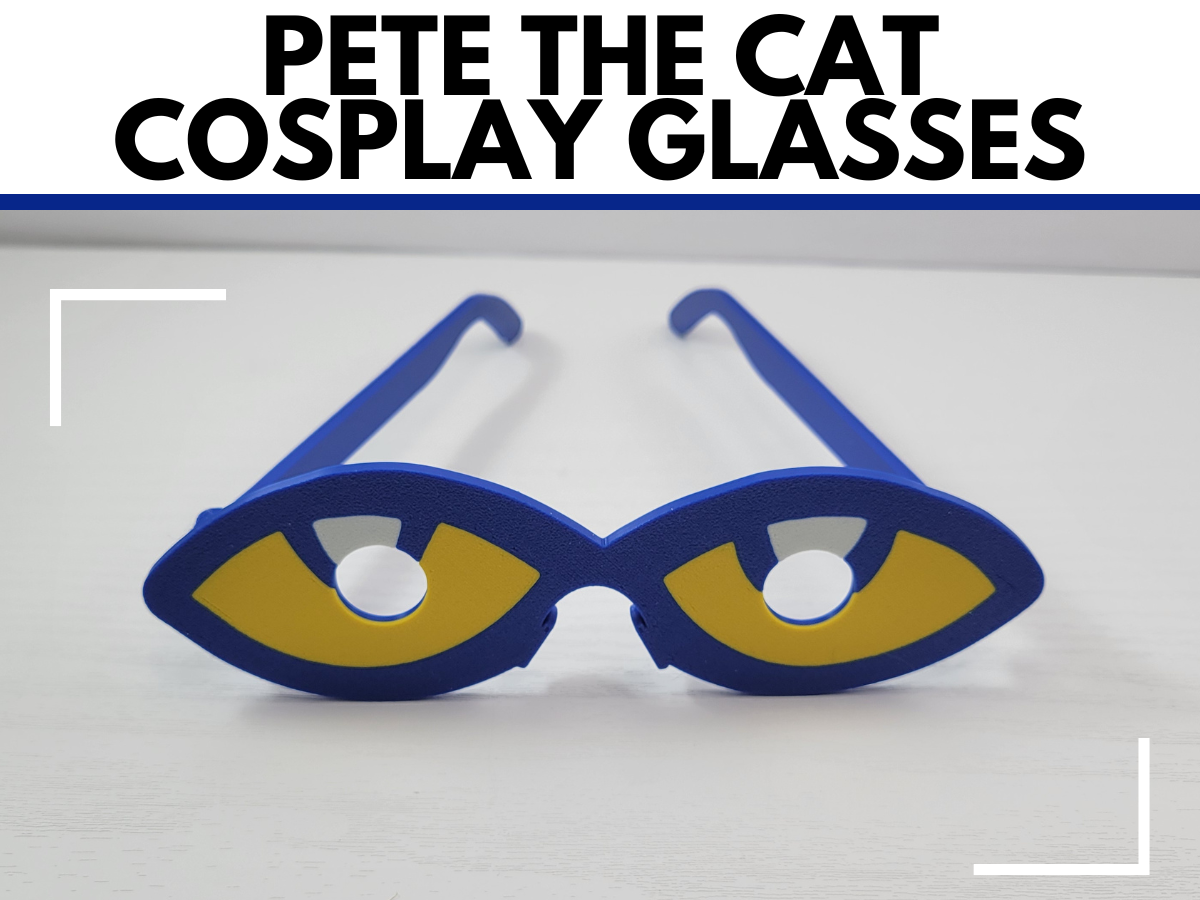 Pete the Cat Cosplay Glasses – Costume Accessory