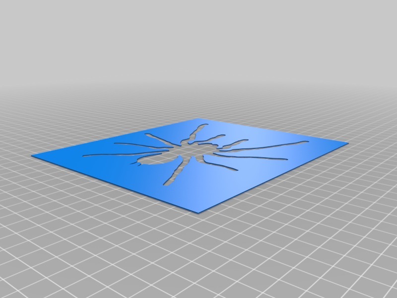 Tarantula Stencil