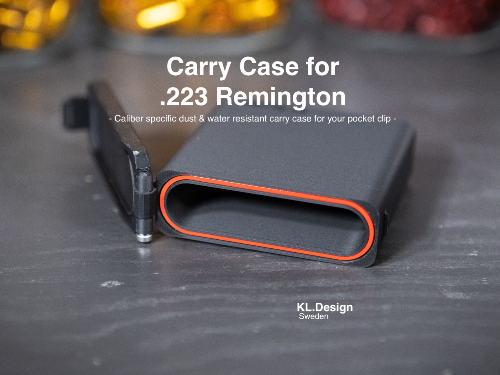 Carry Case for .223 Remington Cartridge Clip