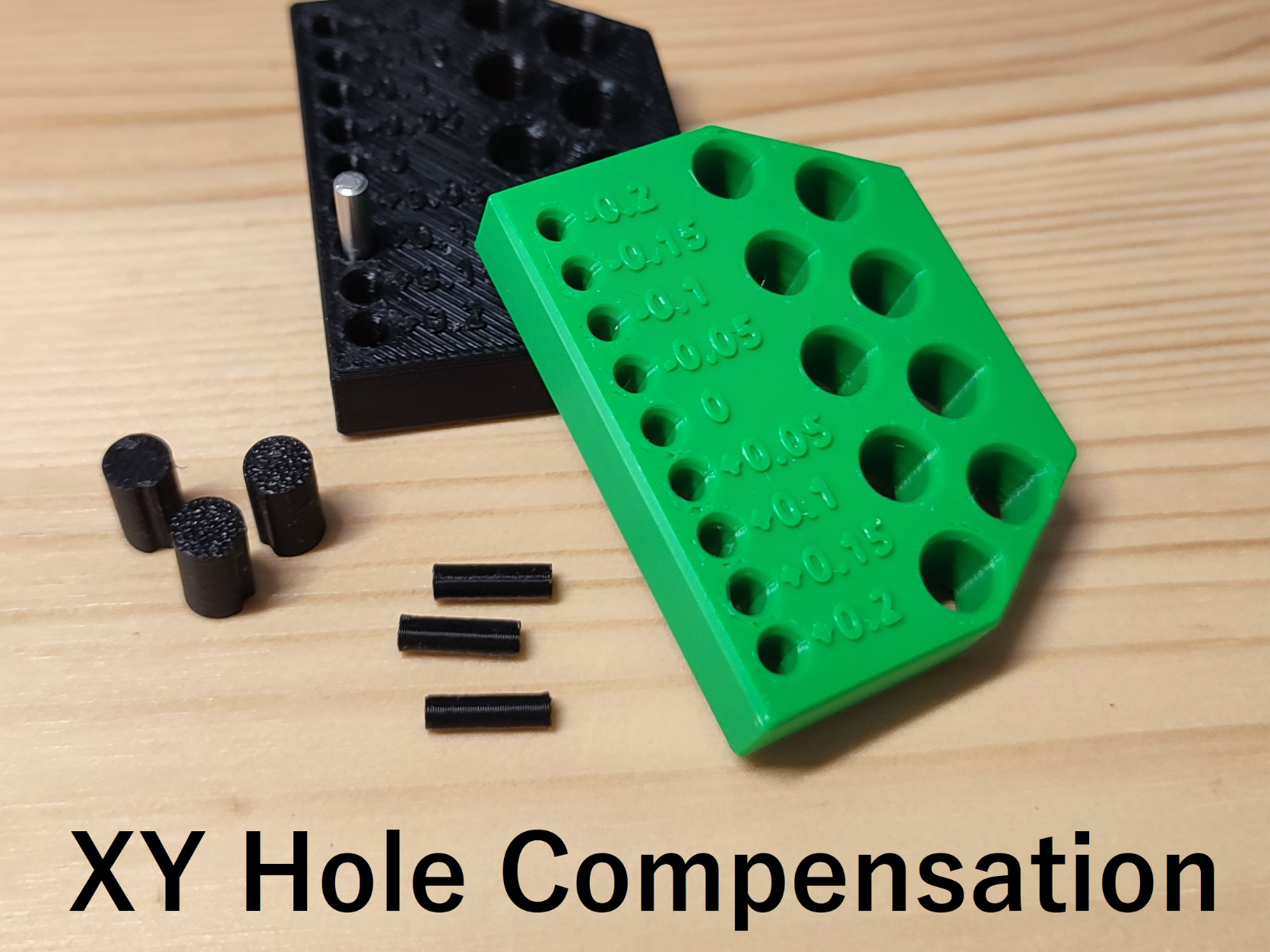 XY hole compensation tool