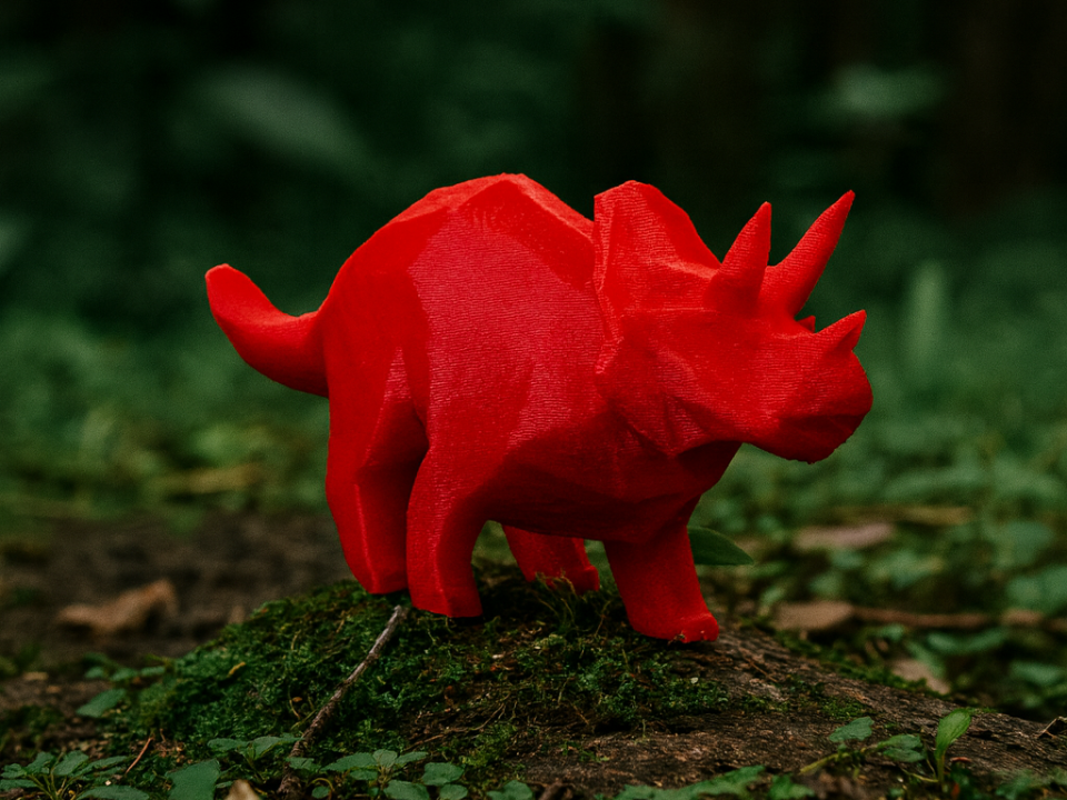 Low-Poly Triceratops