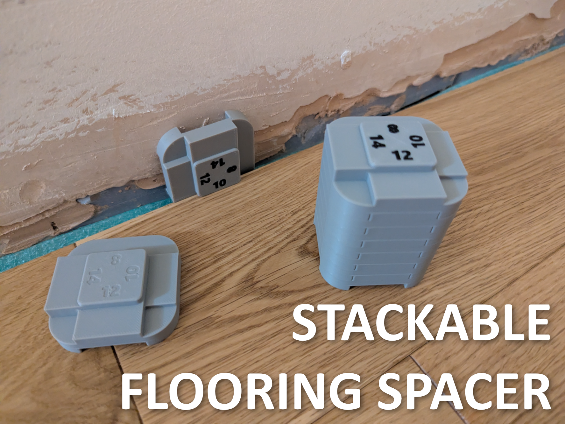Stackable Flooring Spacer