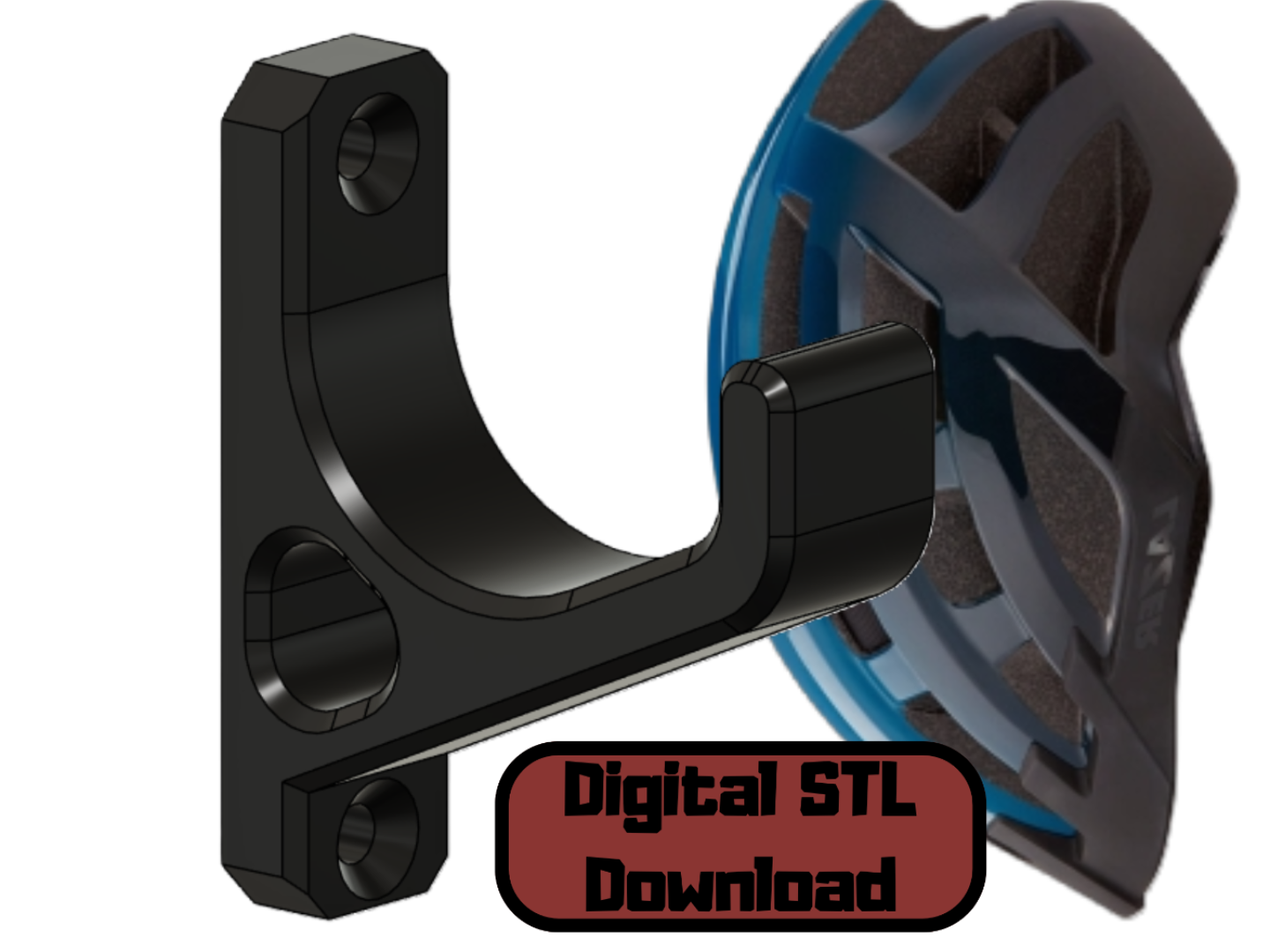 Helmet Hook – Wall Mount for Bike & Moto Gear