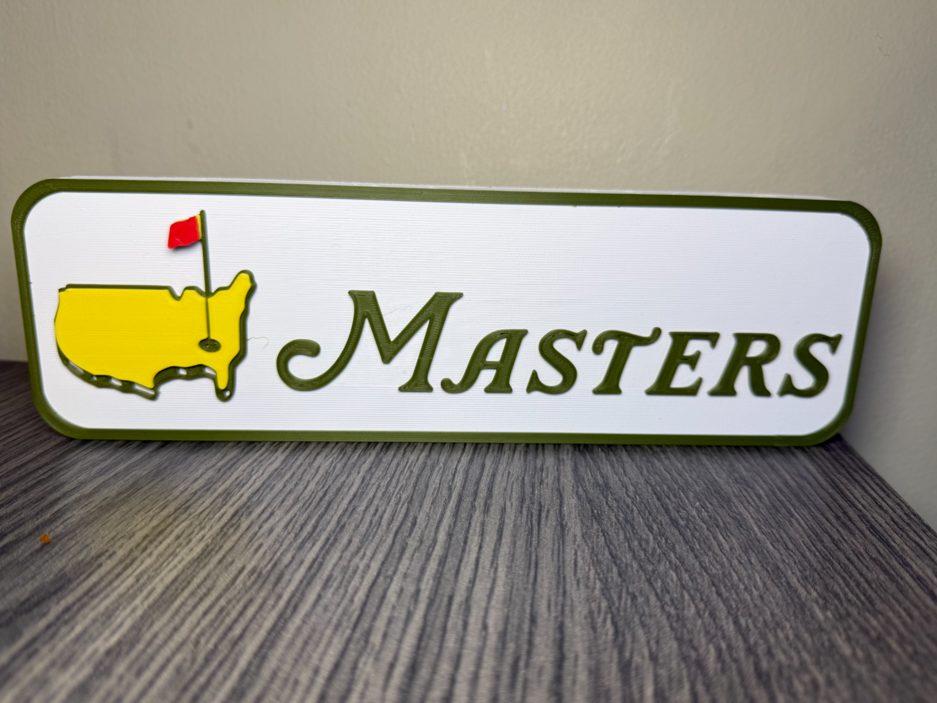 Masters Golf Sign – Framed Edition