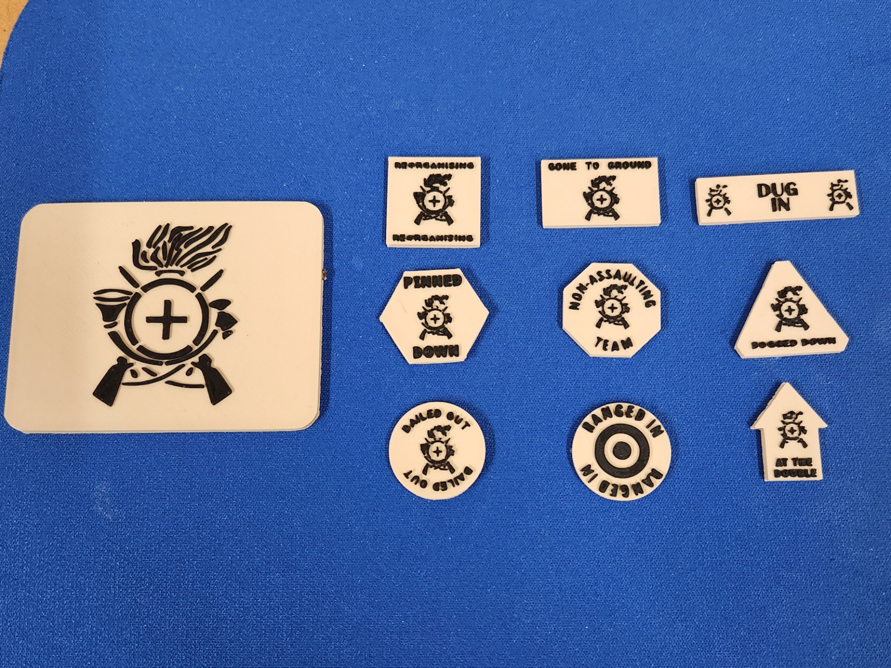 Bersaglieri (Italian) Flames of War Token Set