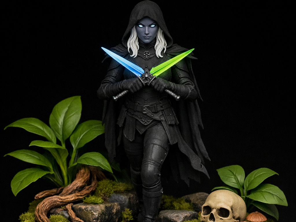 Mara - Drow Ranger (2 poses)