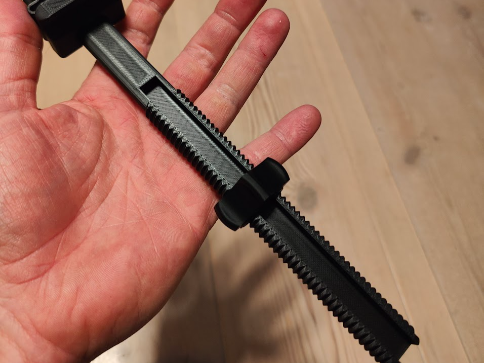 Slider arm for phone and tablet. improved