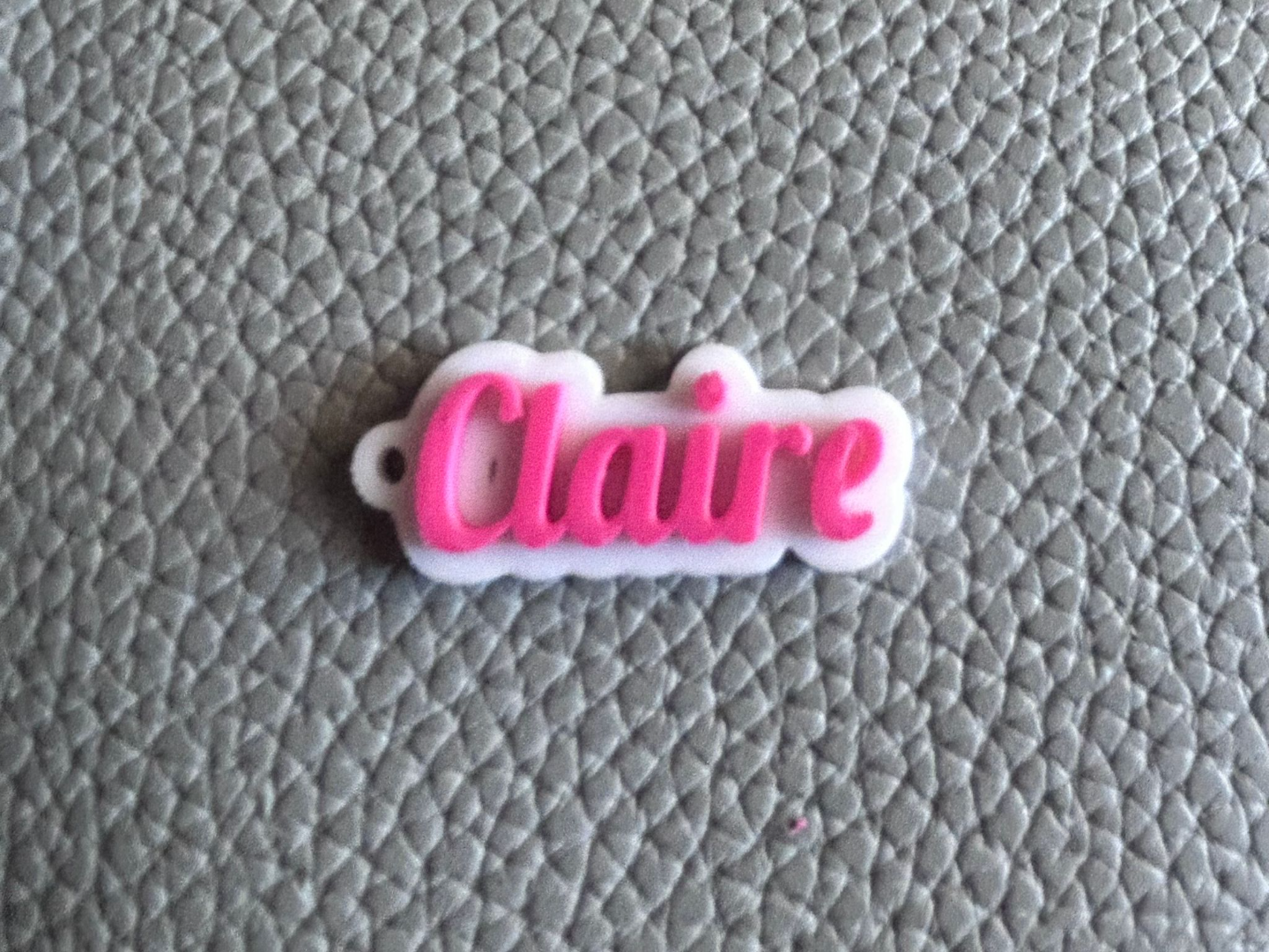 Claire name keychain