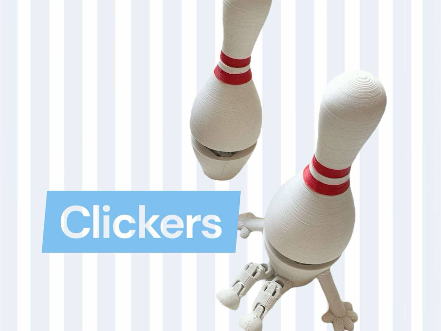Bowling Pin Clicker Toys