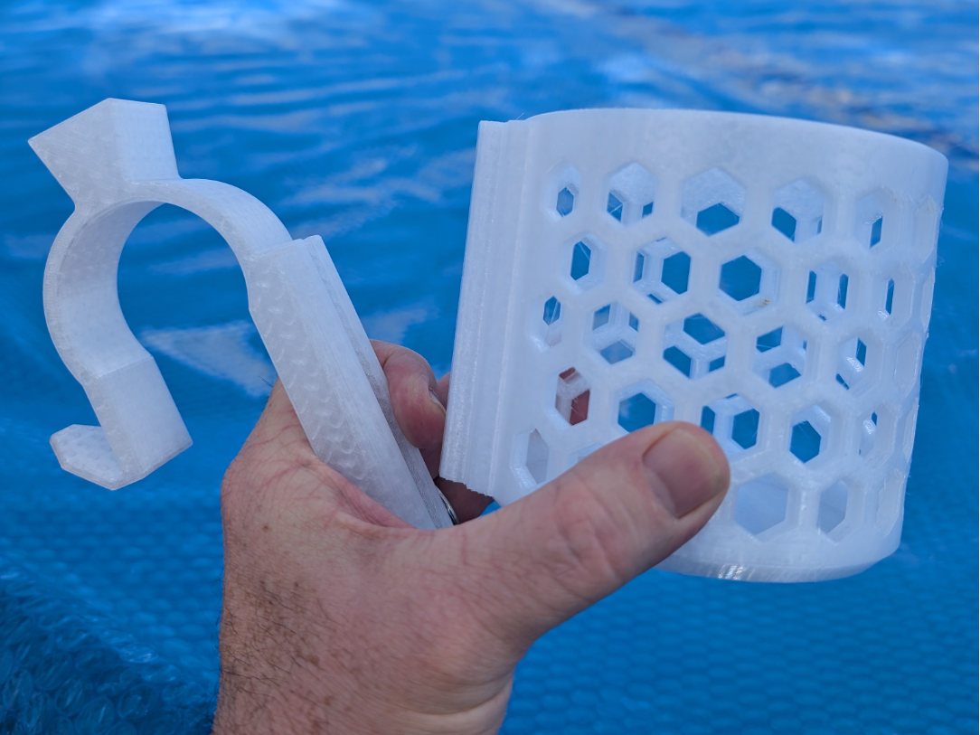 large cupholder for bestway or Intek pool