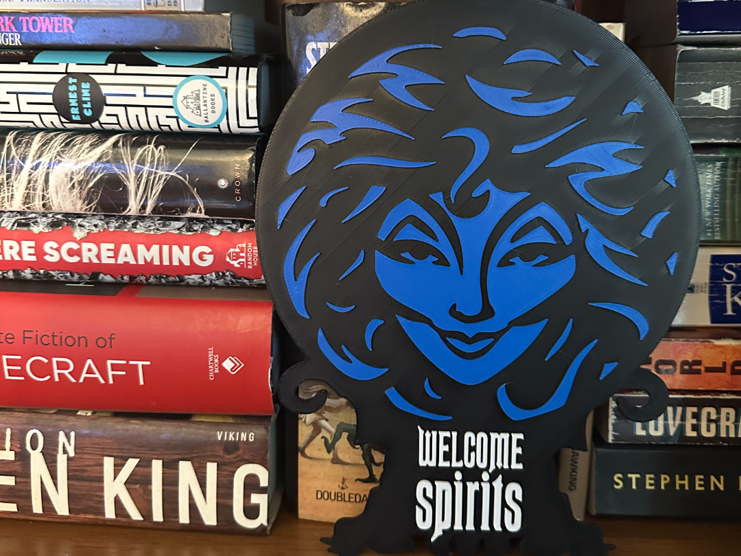“Spirits Welcome” Madame Leota Sign