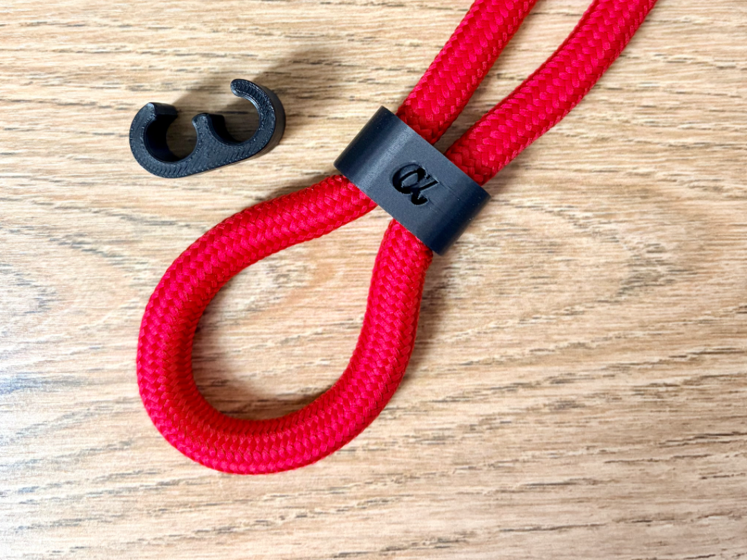 Camera strap clip