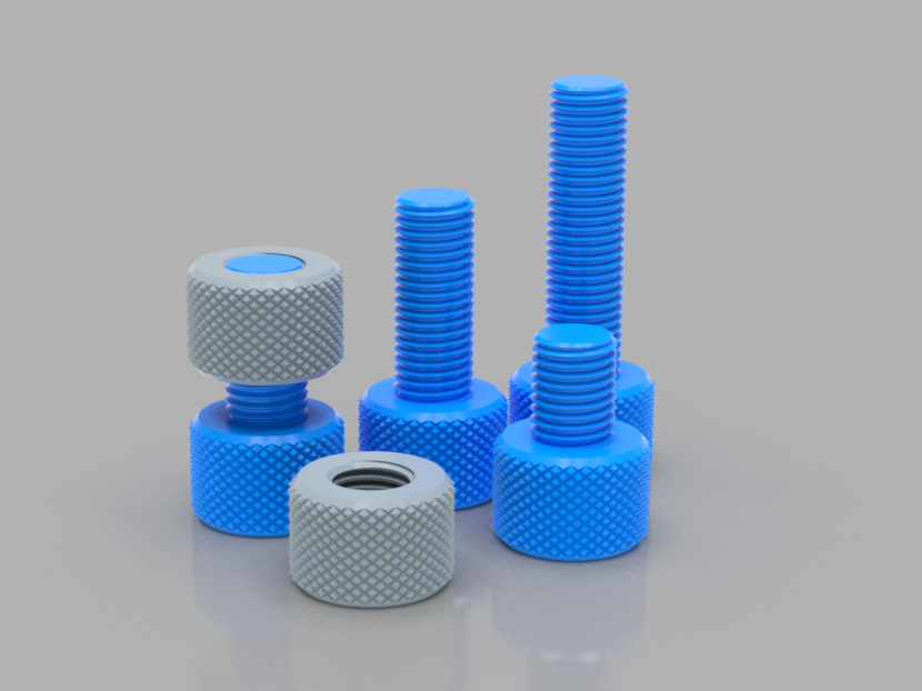 Knurling Bolt and Nut