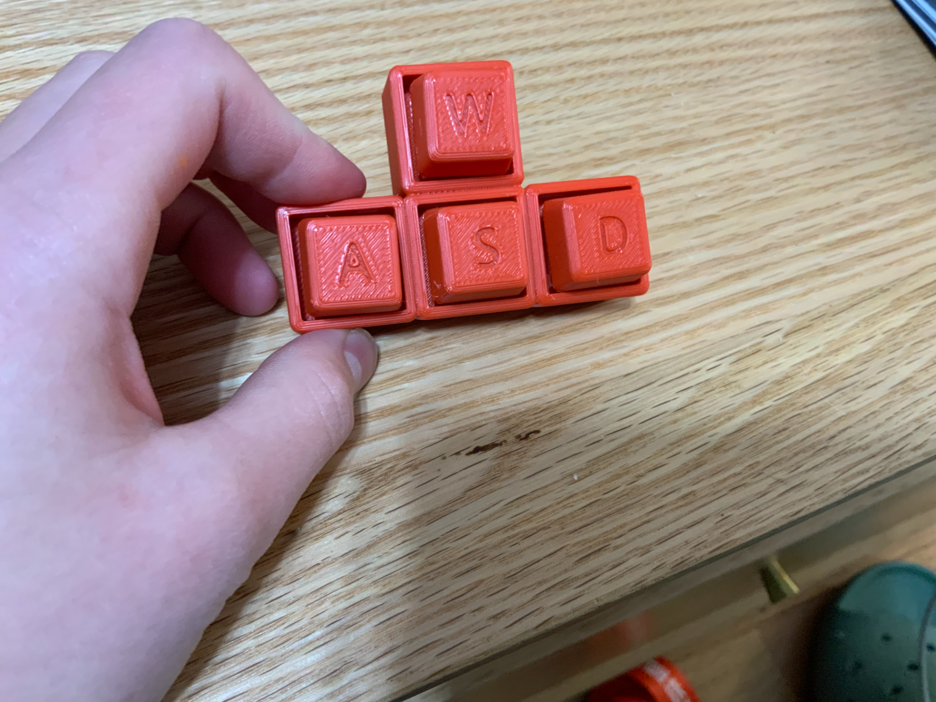 WASD clicker fidget