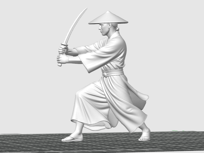 Samurai kimono figurines