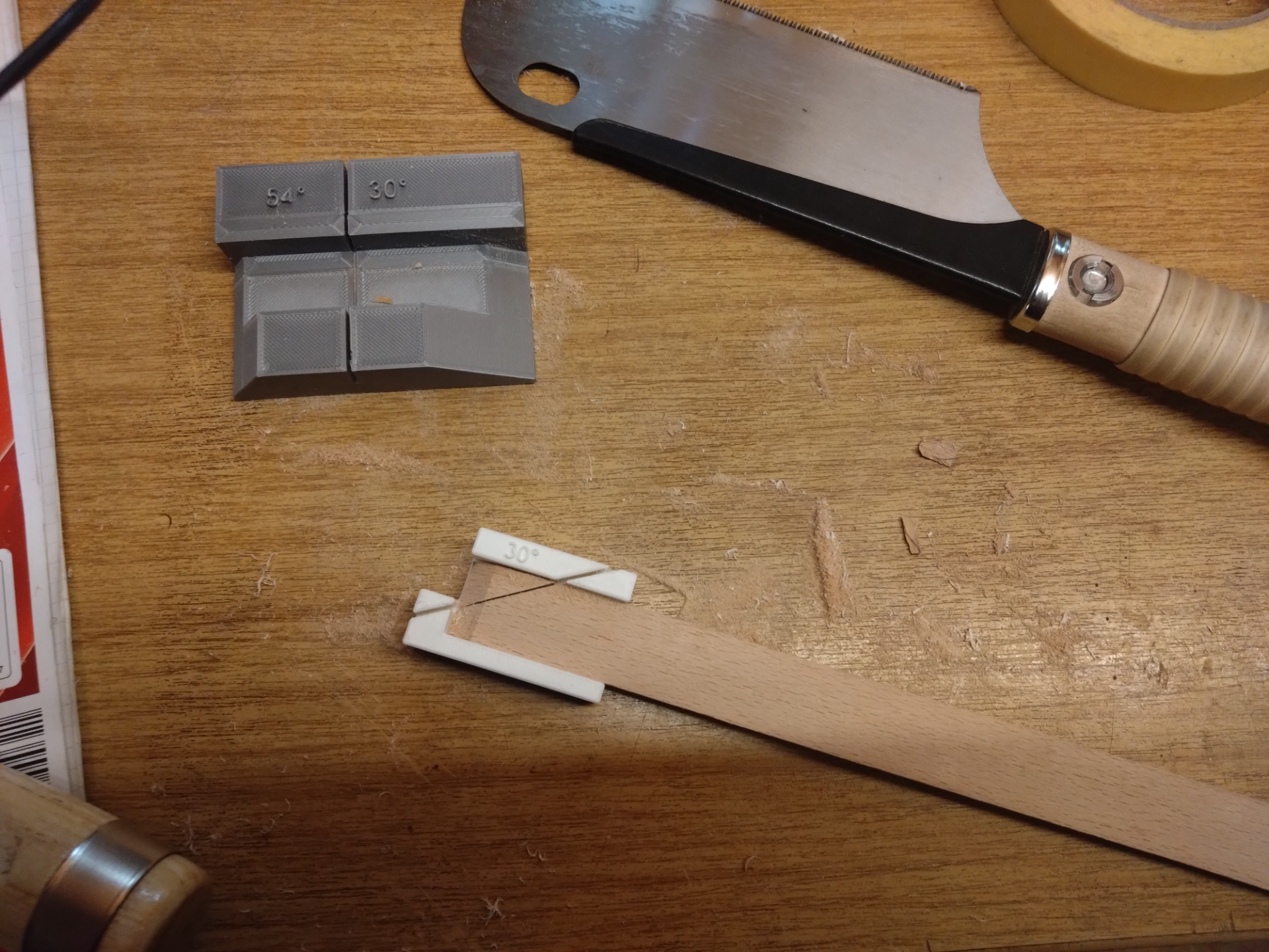 30° Miter Jig for 18mm strips