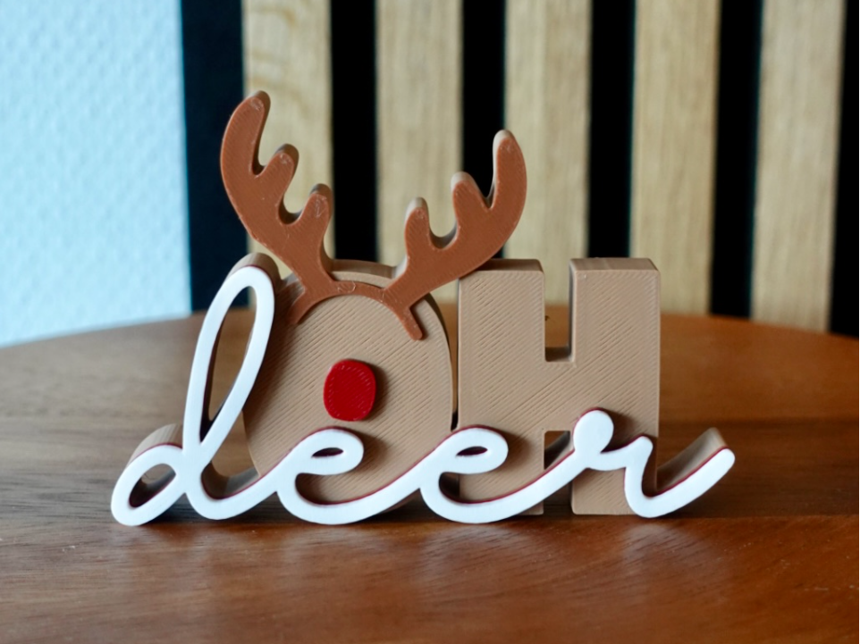 Woordbeeld - Oh deer