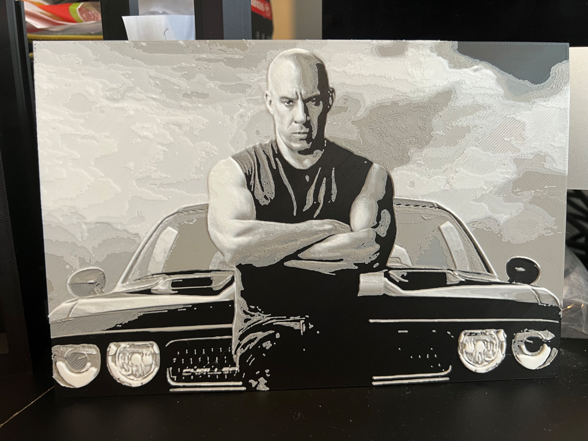Dominic Toretto Fast & The Furious Hueforge