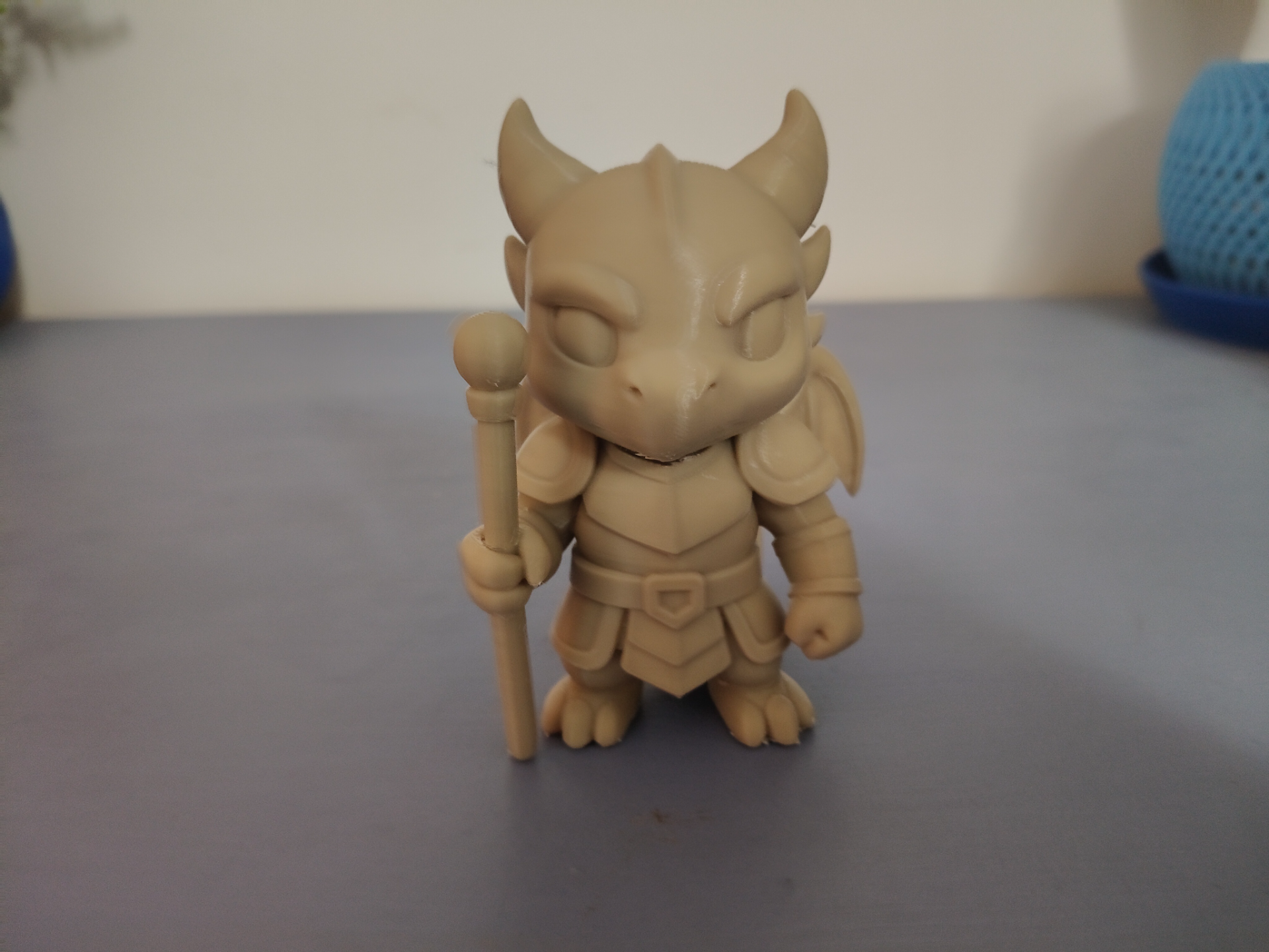 Chibi Warrior – Drako the Dragon Sentinel