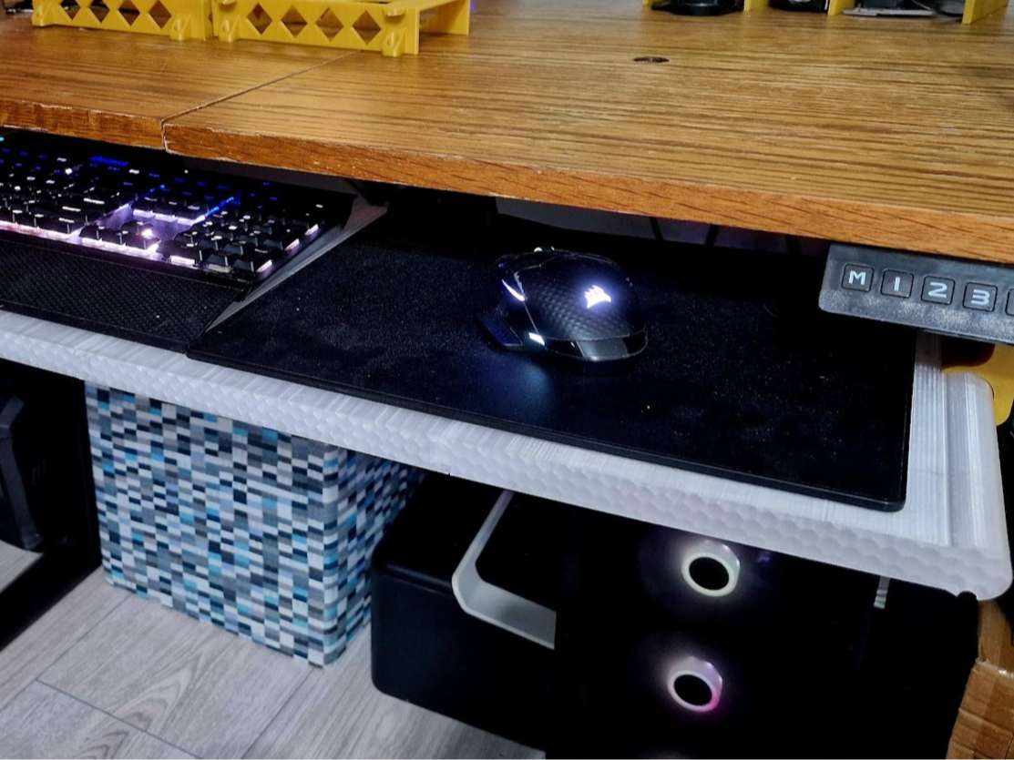 Modular Under Desk Shelf