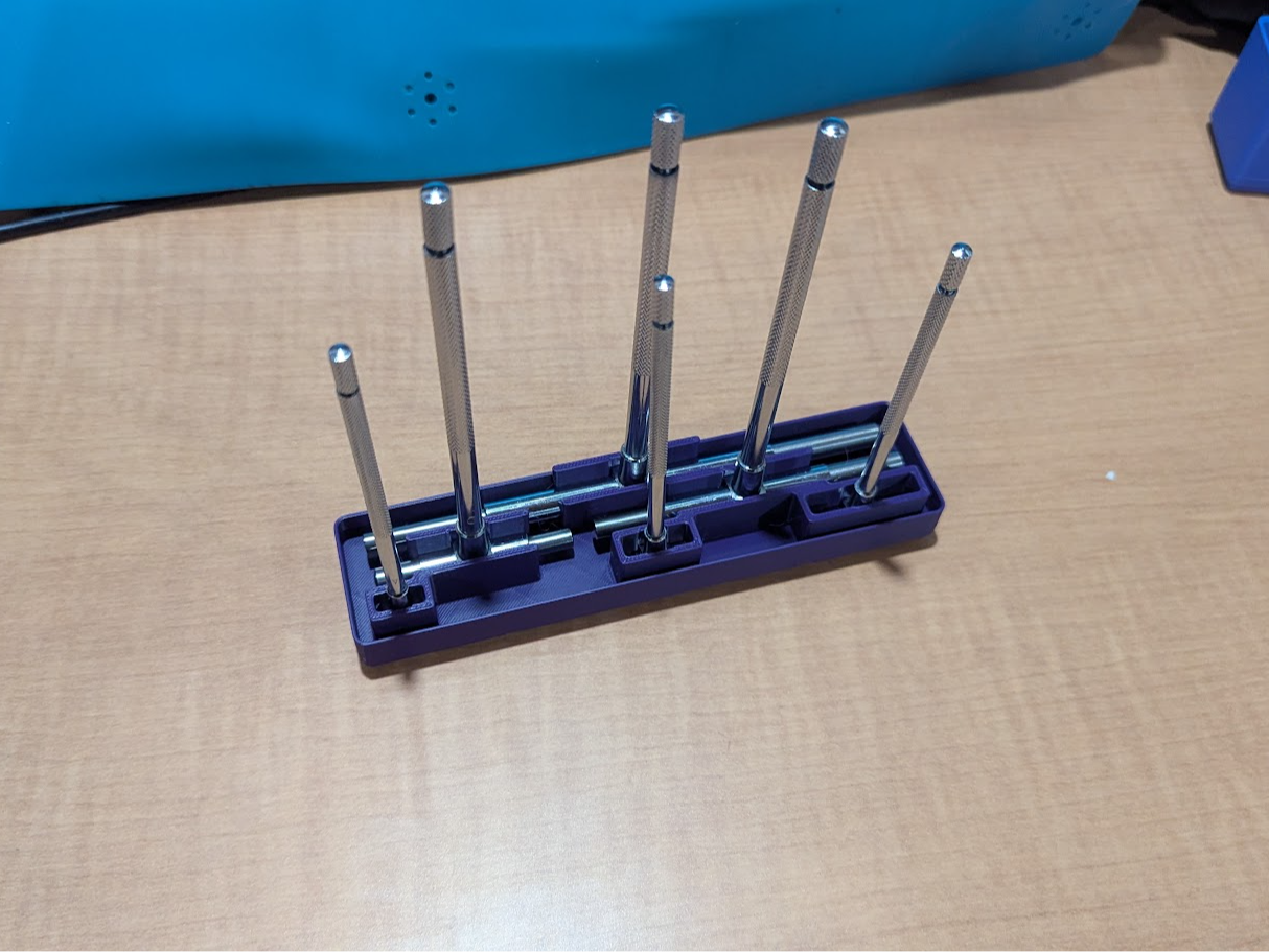 Telescoping Gage Holder Gridfinity