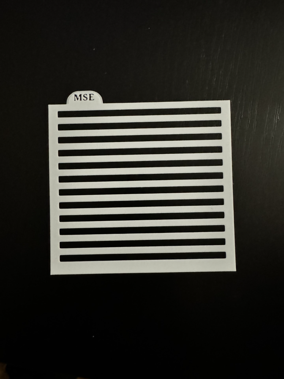 Cookie Stencil with stripes (5mm)