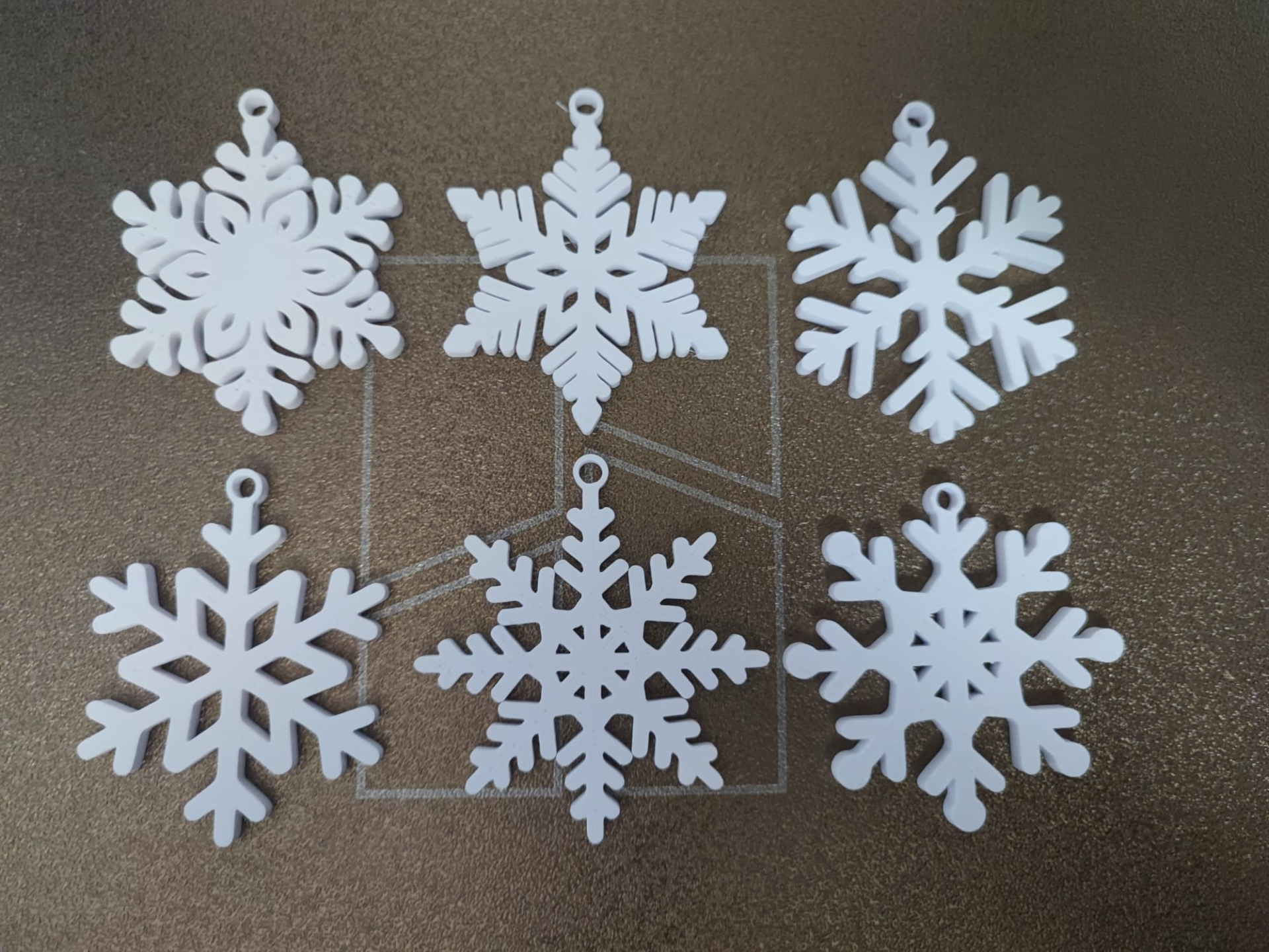 Copos de Navidad - Decoración