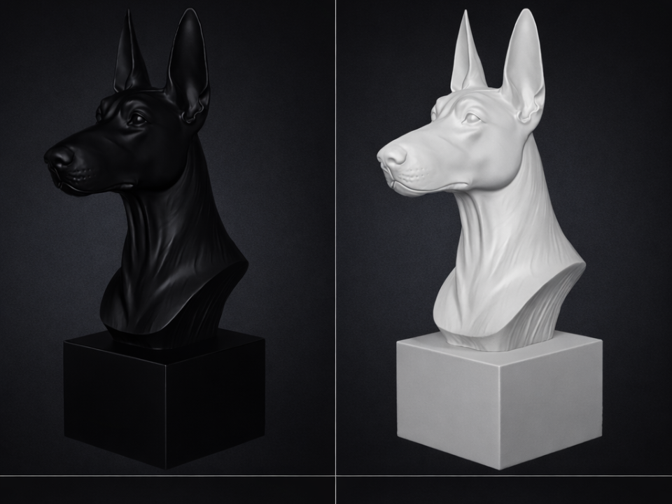 Dog Bust - Egyptian Pharaoh Hound