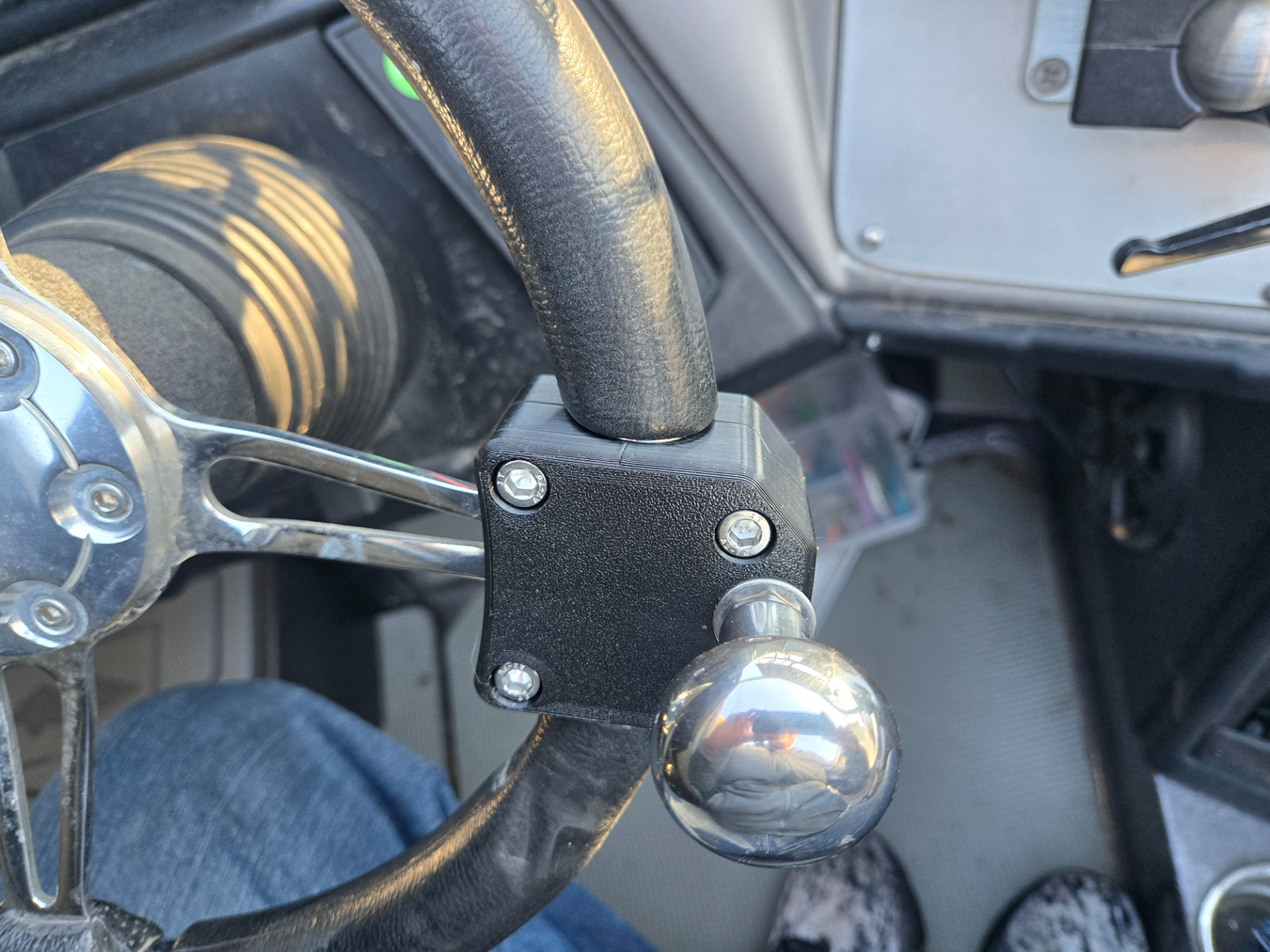 Ranger Boat Steering Knob Mount
