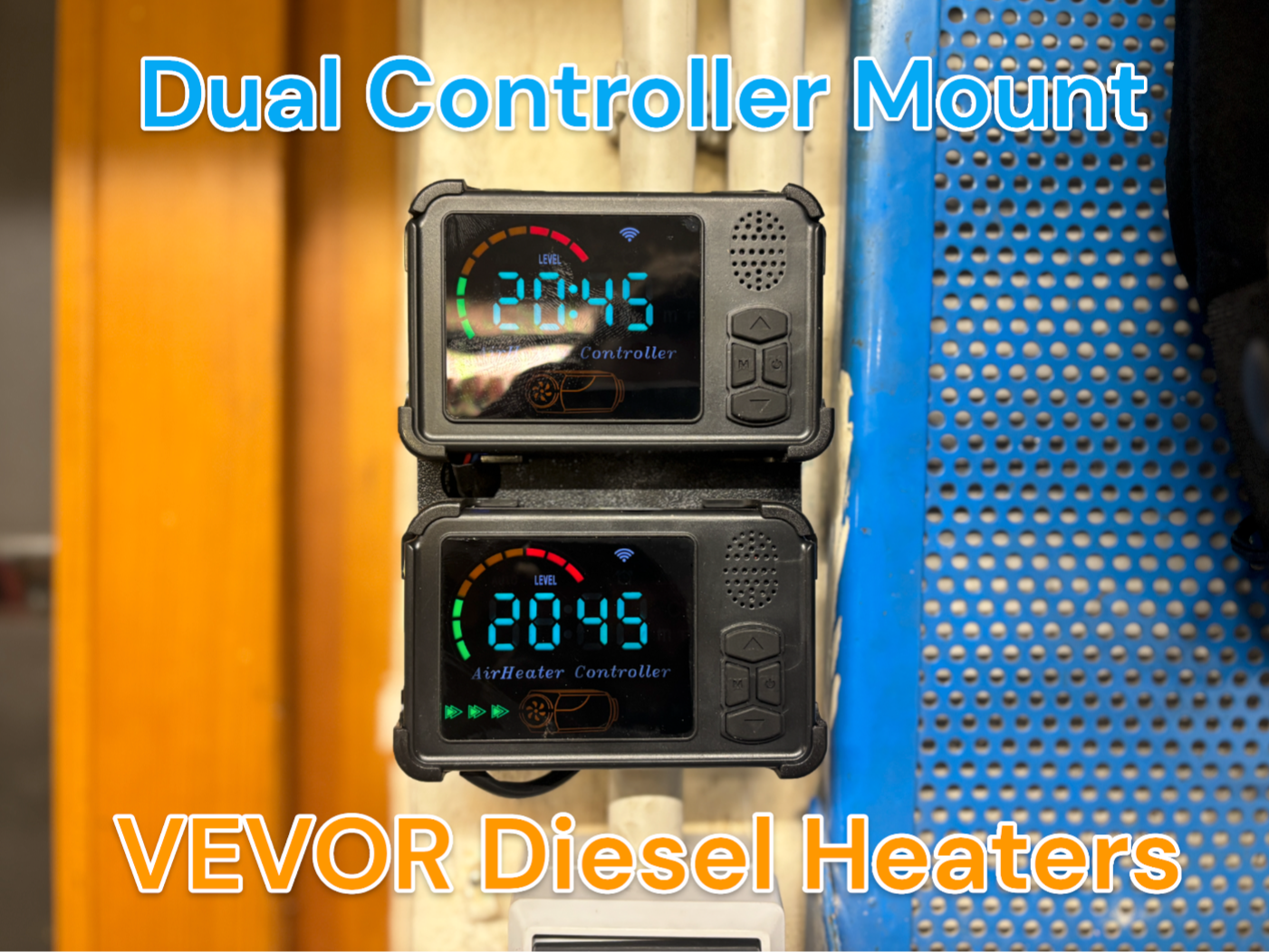 Dual Controller Mount for VEVOR Diesel Heaters