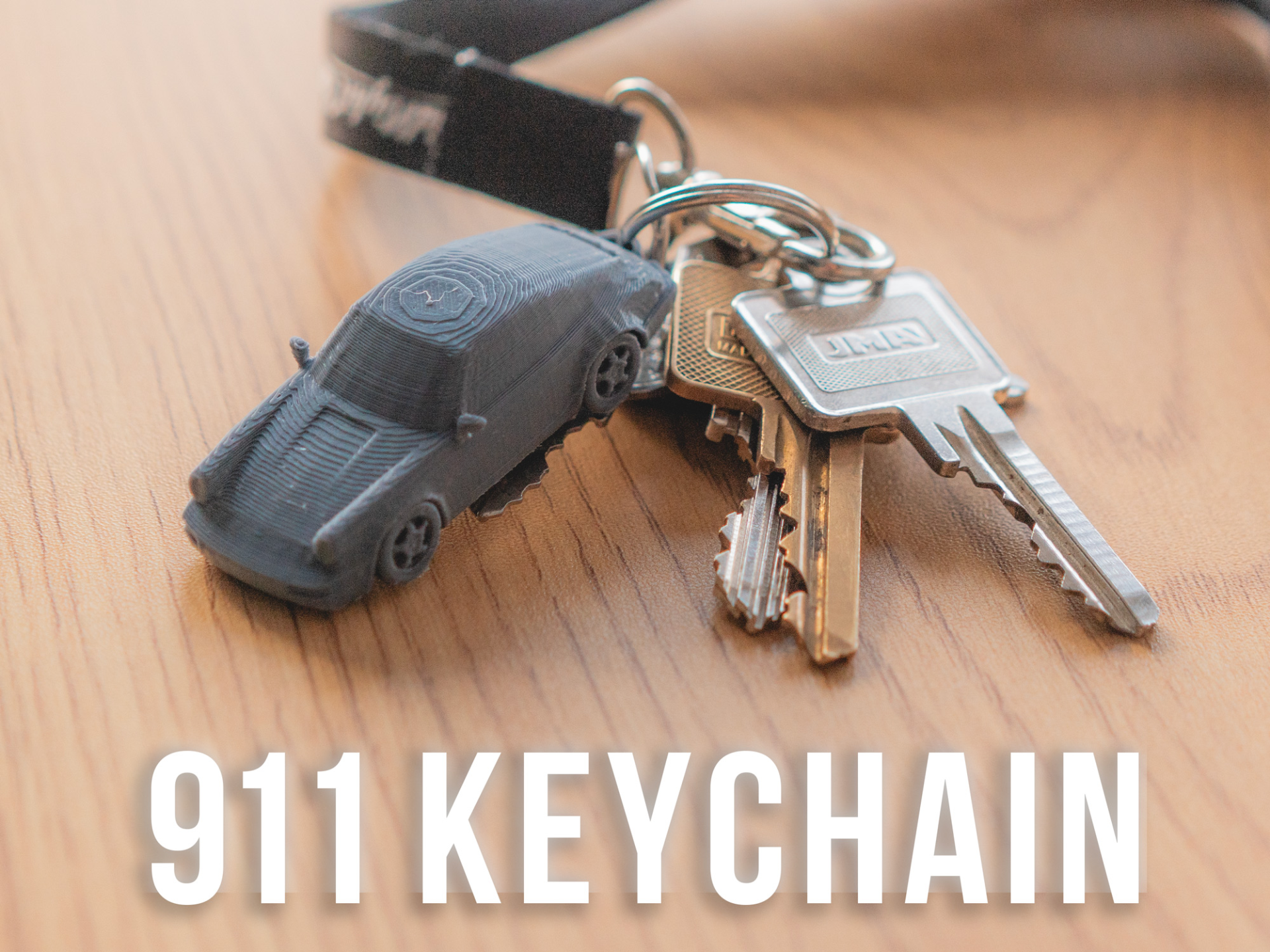 Porsche 911 964 keychain