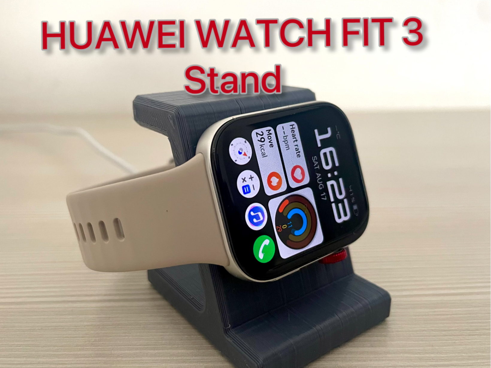 Huawei Watch Fit 3 stand