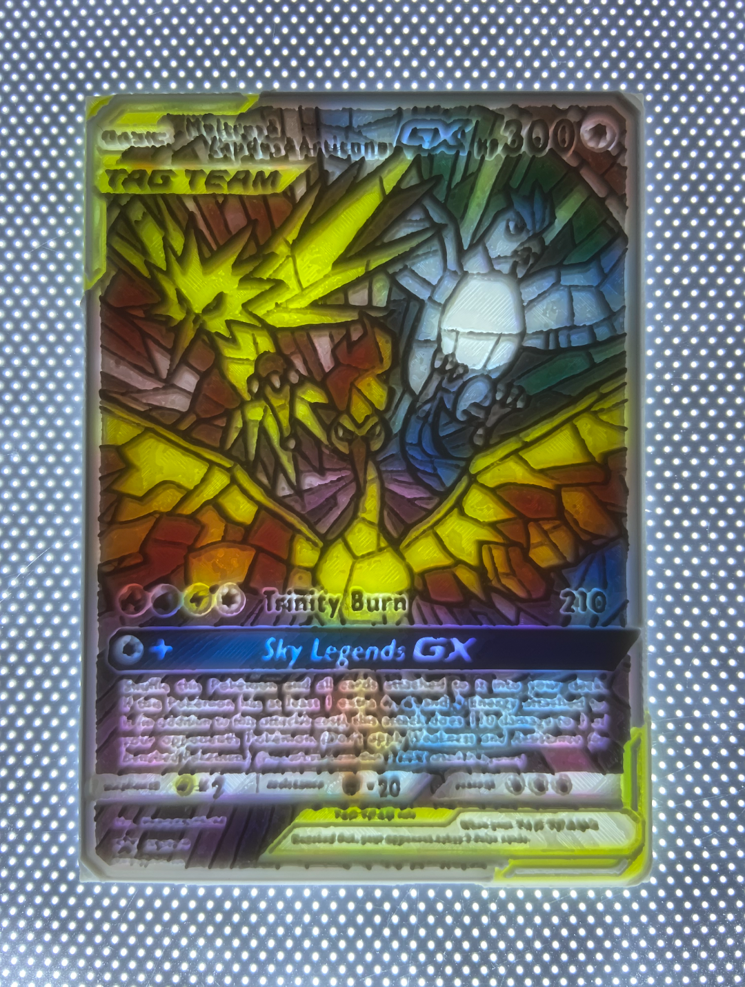 Moltres & Zapdos & Articuno Pokemon Lithophane