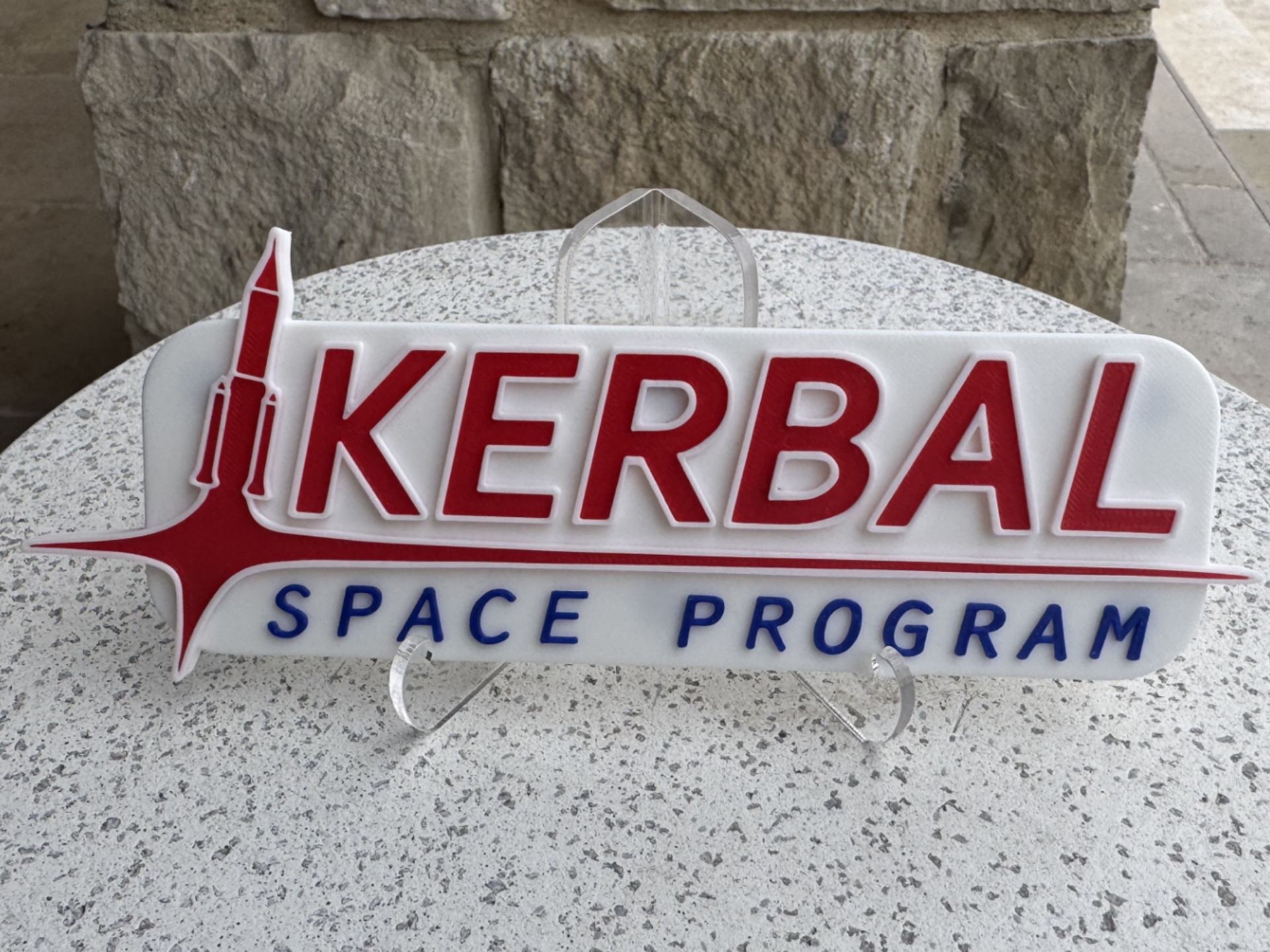 Kerbal Space Program Logo Sign