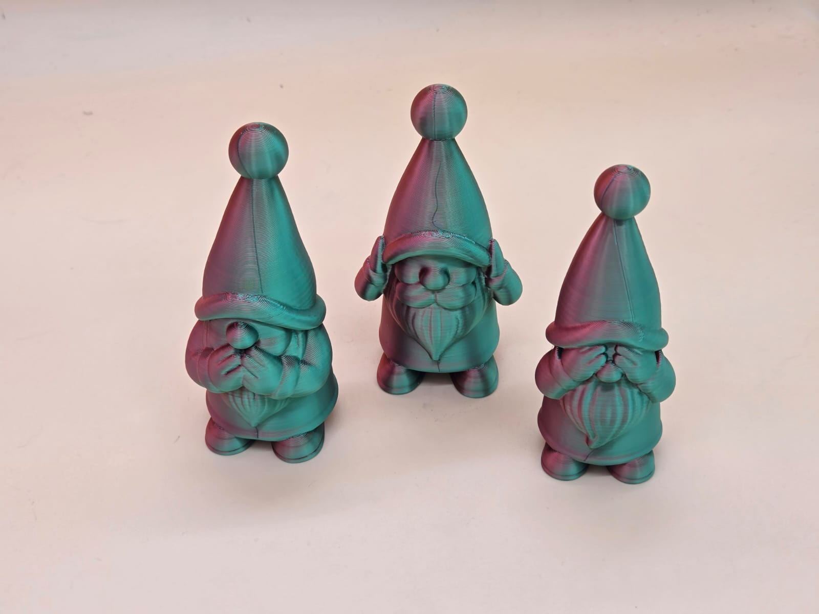 Drei Weihnachtsgnome