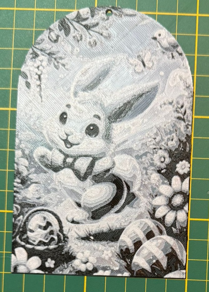 cute easter bunny decoration Hueforge, No AMS A14