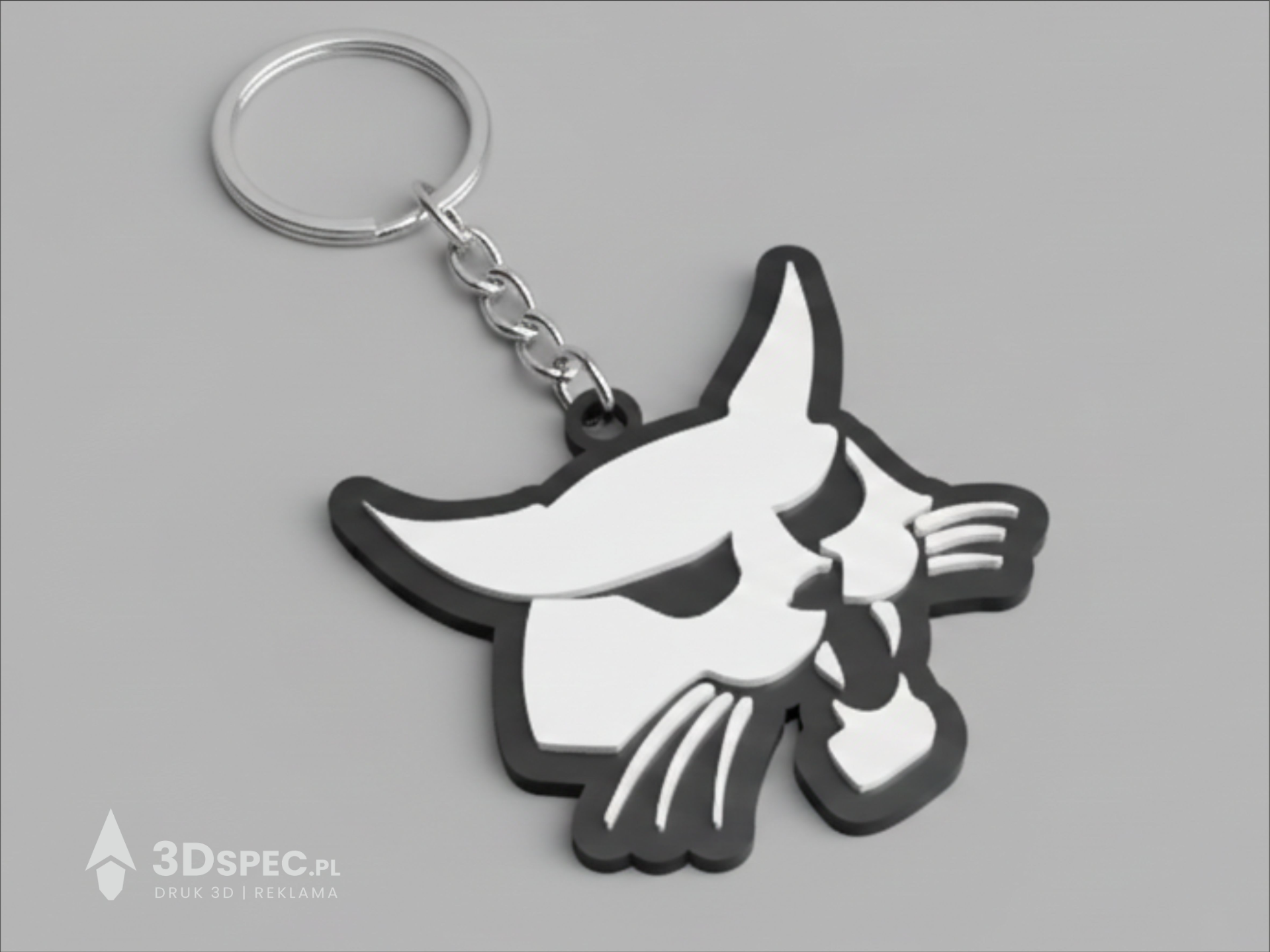Bobcat logo keychain