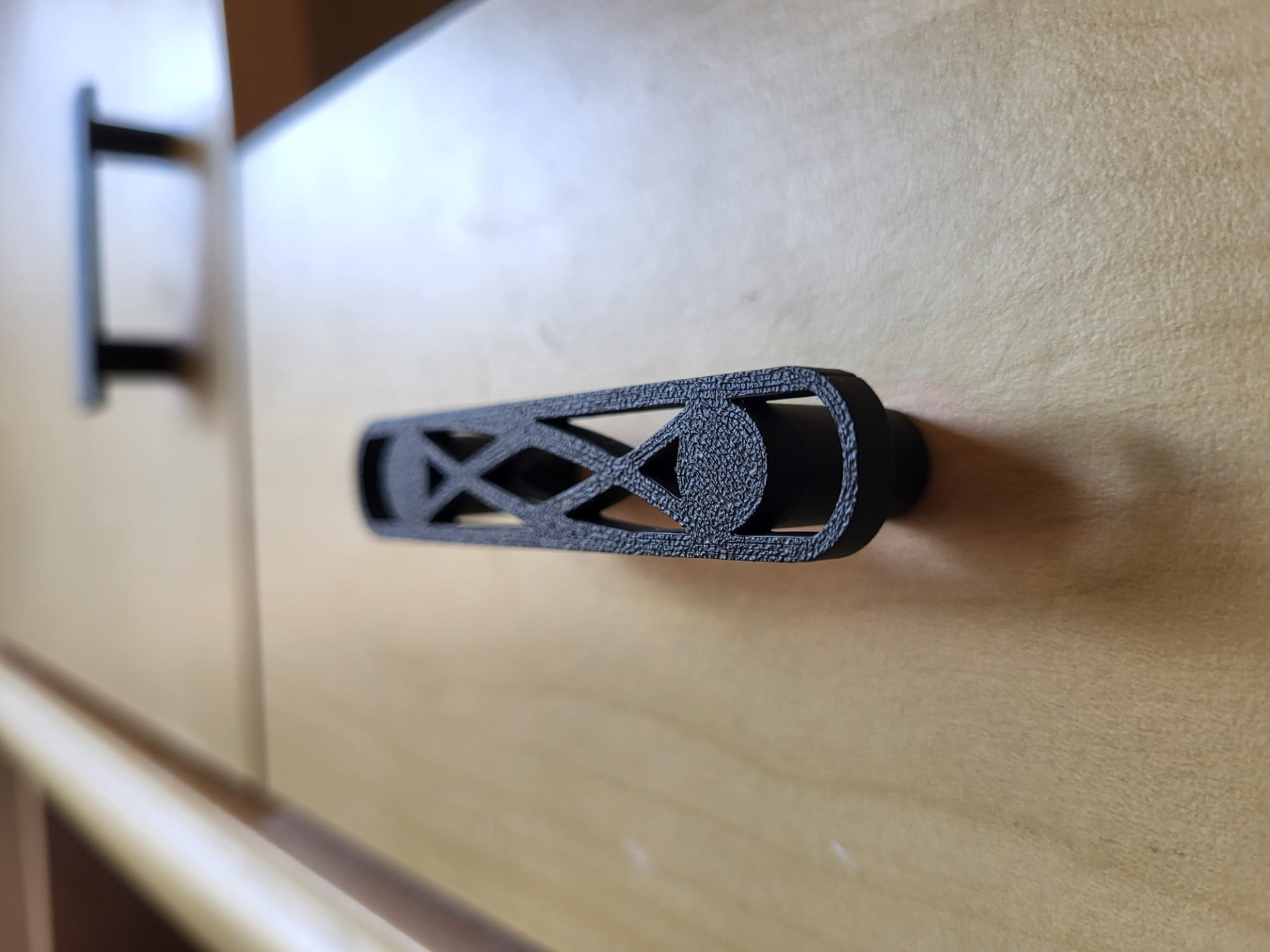 Modern Playful Cabinet Handle – 49mm