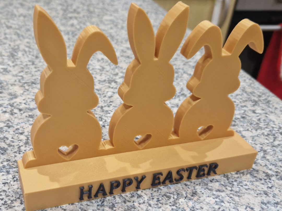 easter bunny stand