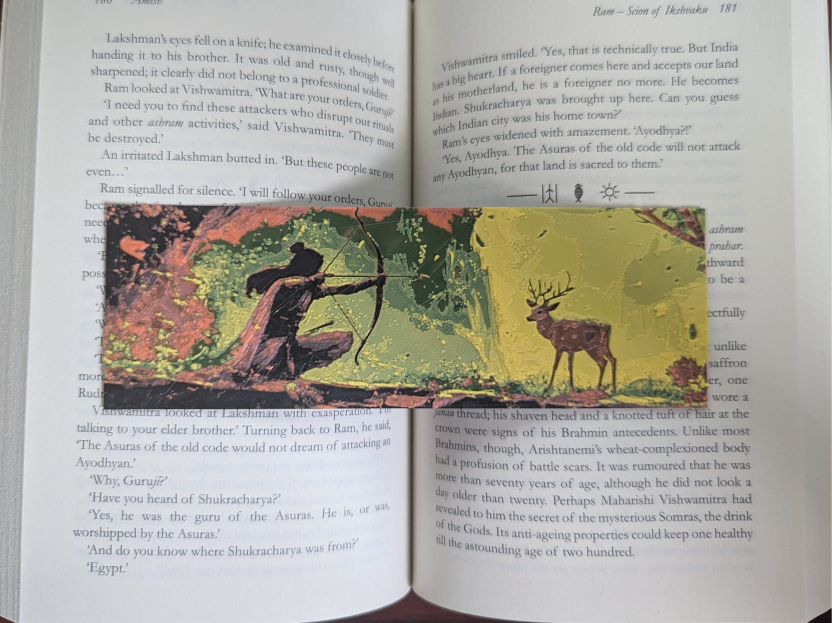 Bookmark of Rama hunting Maricha