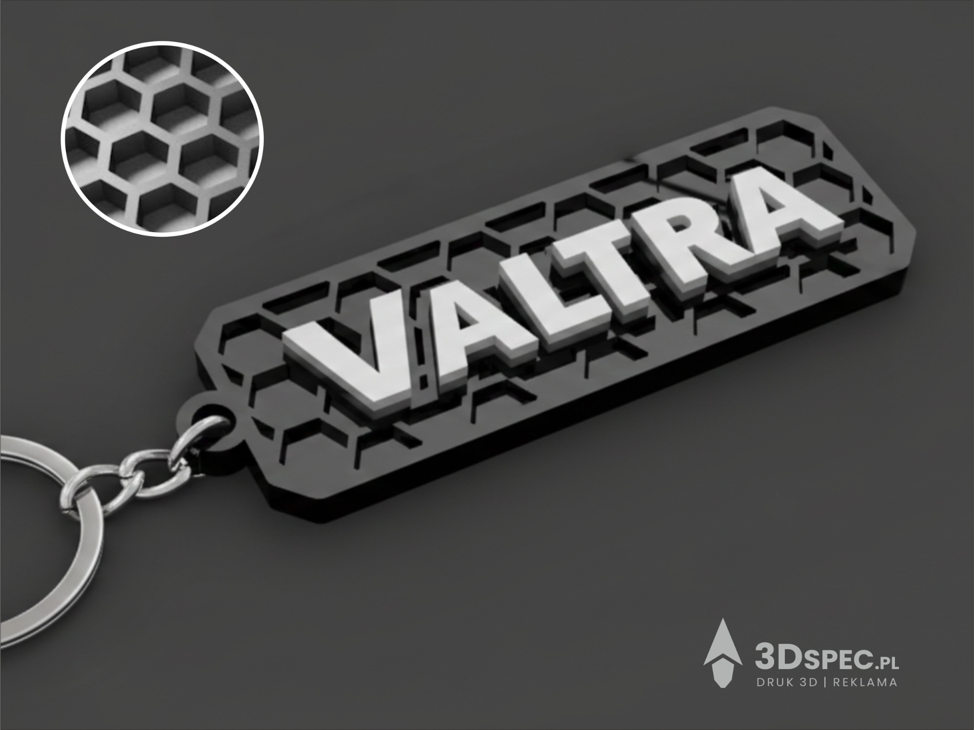 Valtra logo keychain