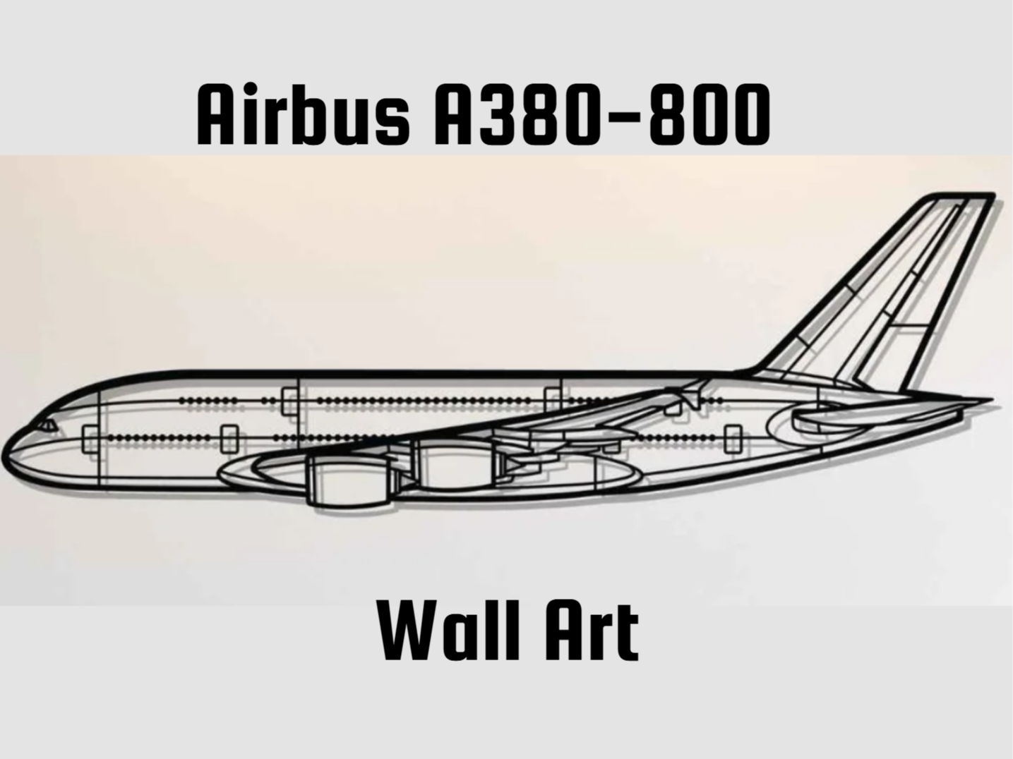 Airbus A380-800 Wall Art