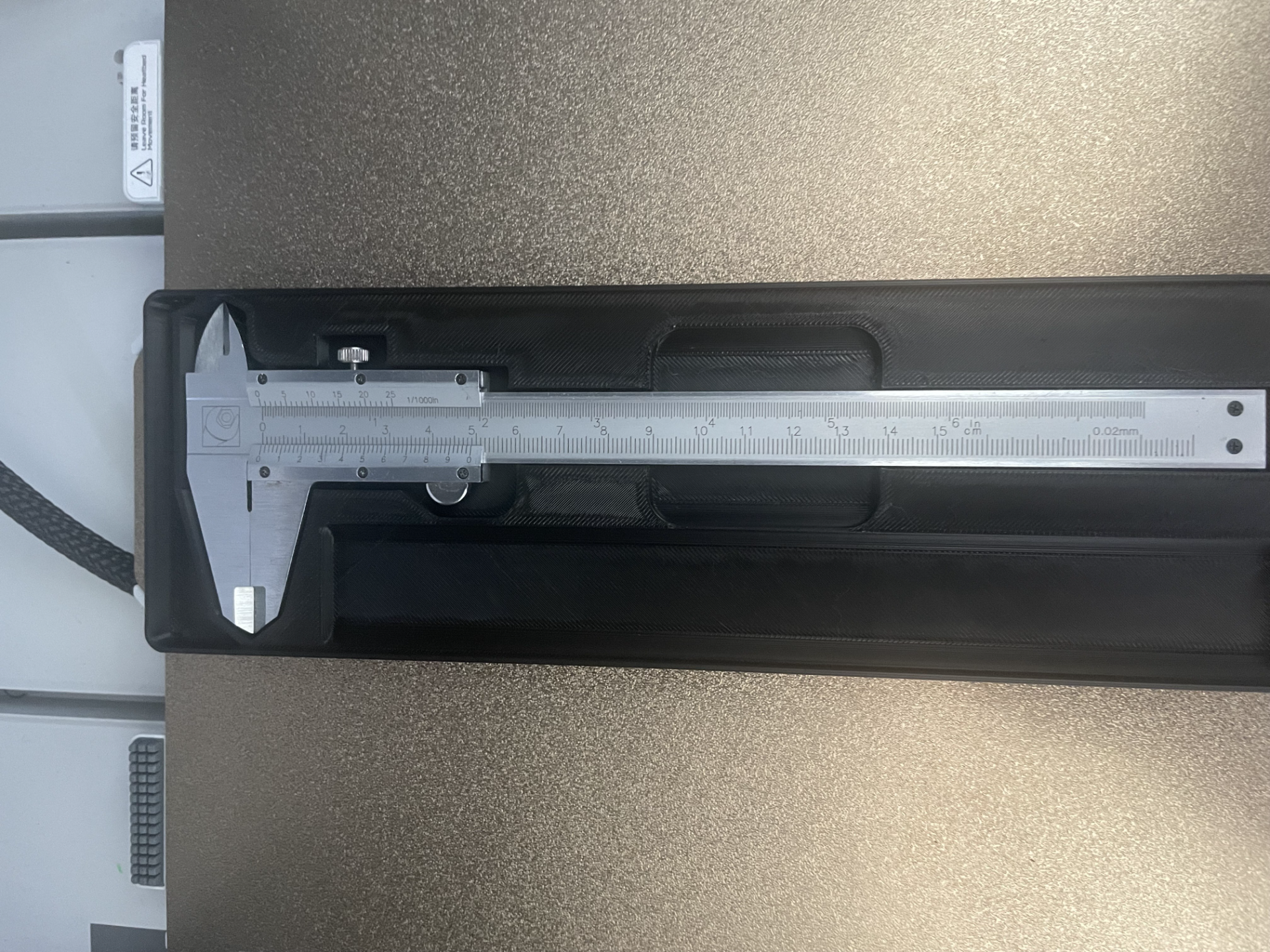 Gridfinity Toolpro 150mm calliper holder 2x6x2u